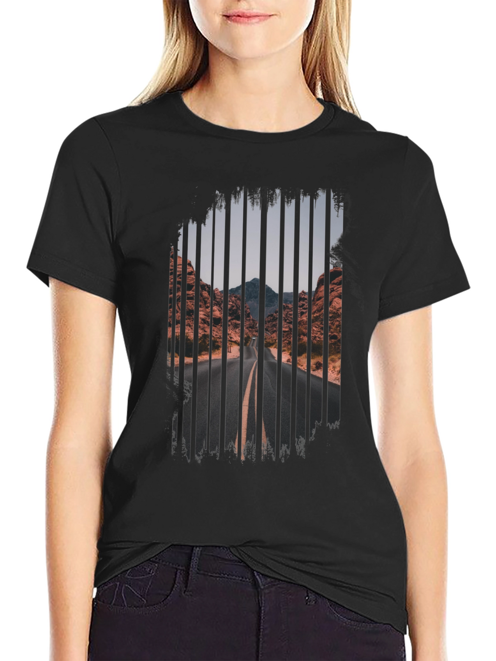 Road Trip T-Shirt - Desert Mountain View