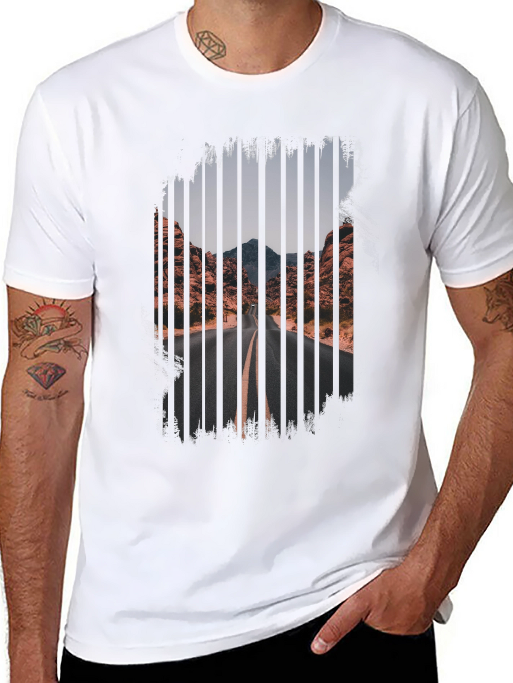 Road Trip T-Shirt - Desert Mountain View