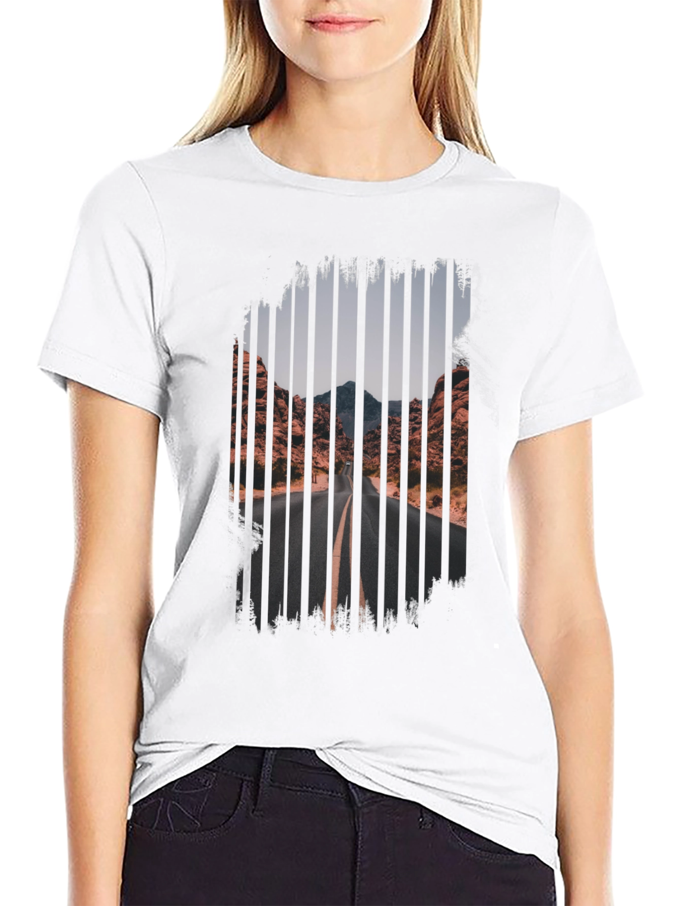 Road Trip T-Shirt - Desert Mountain View
