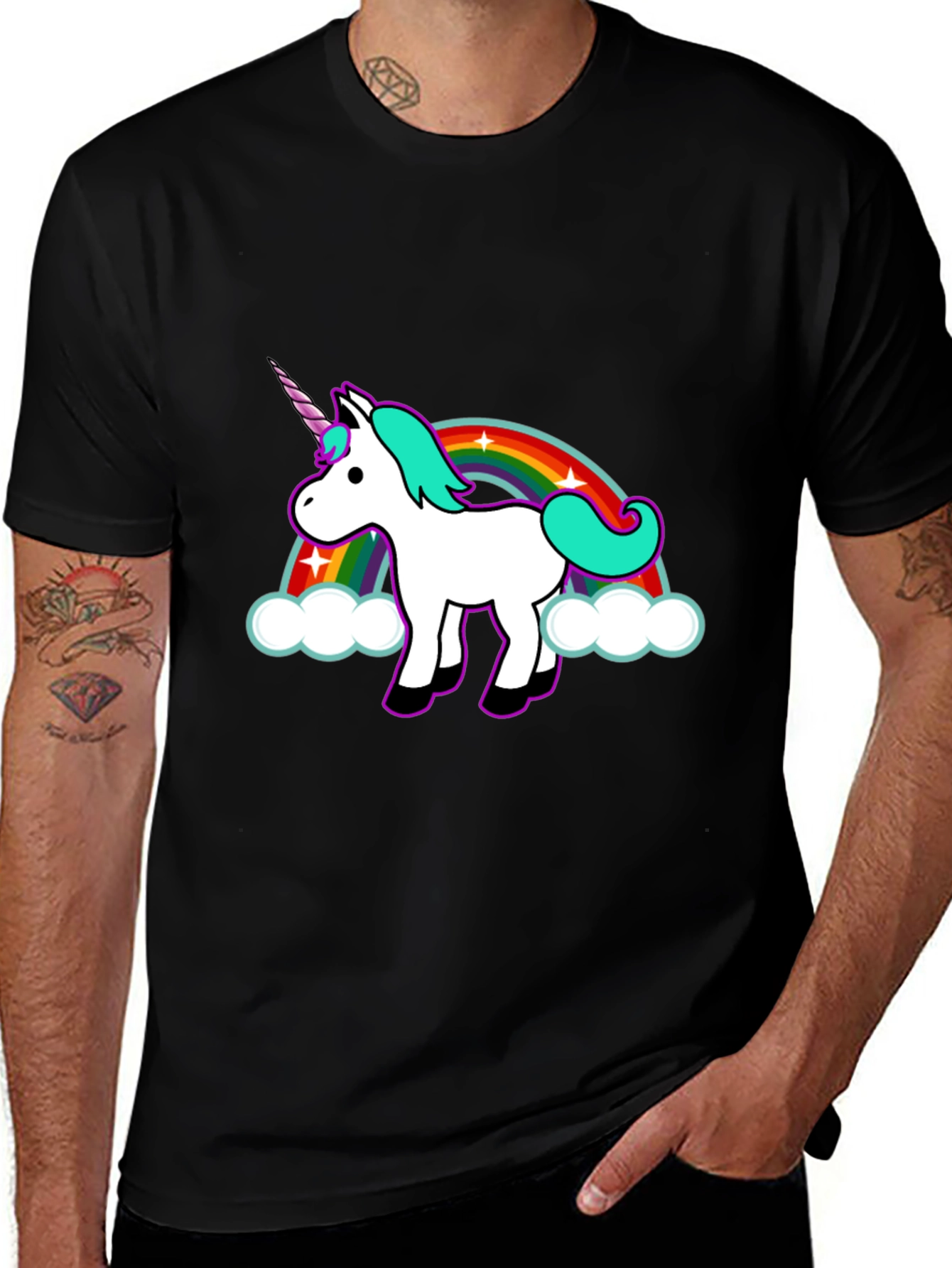 Unicorn Rainbow Graphic Tee