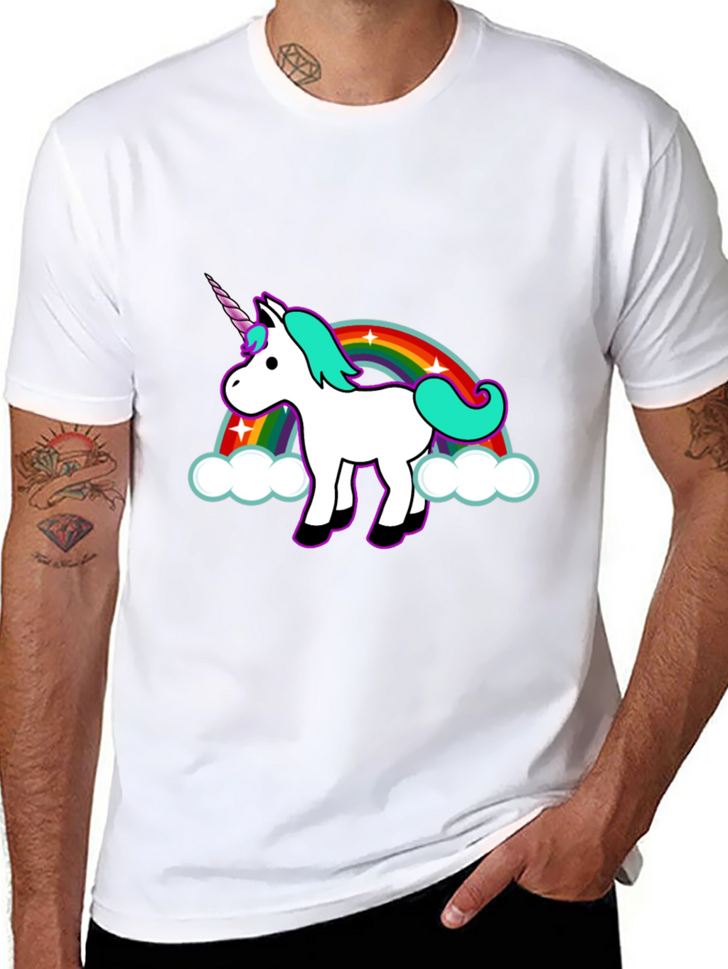 Unicorn Rainbow Graphic Tee