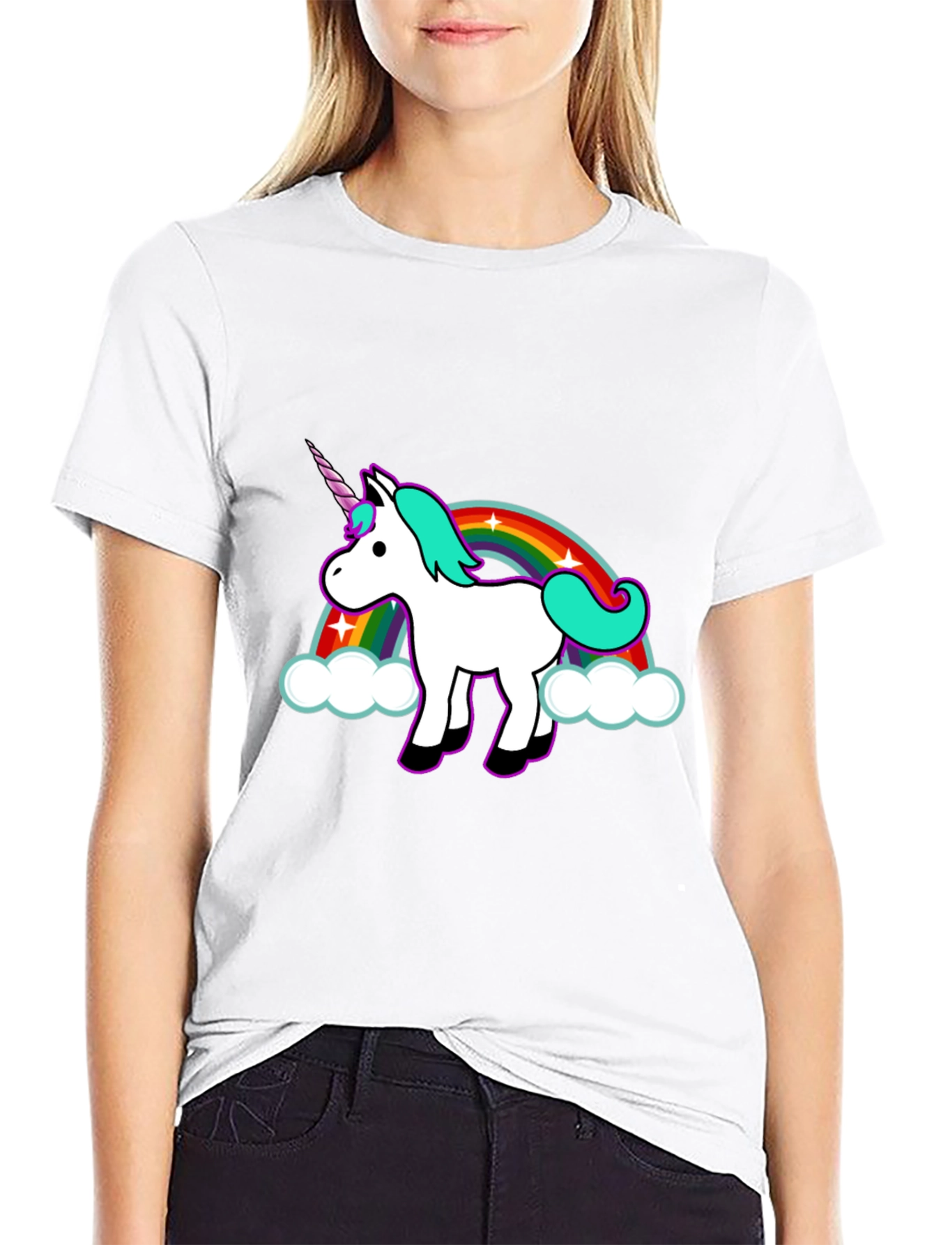 Unicorn Rainbow Graphic Tee