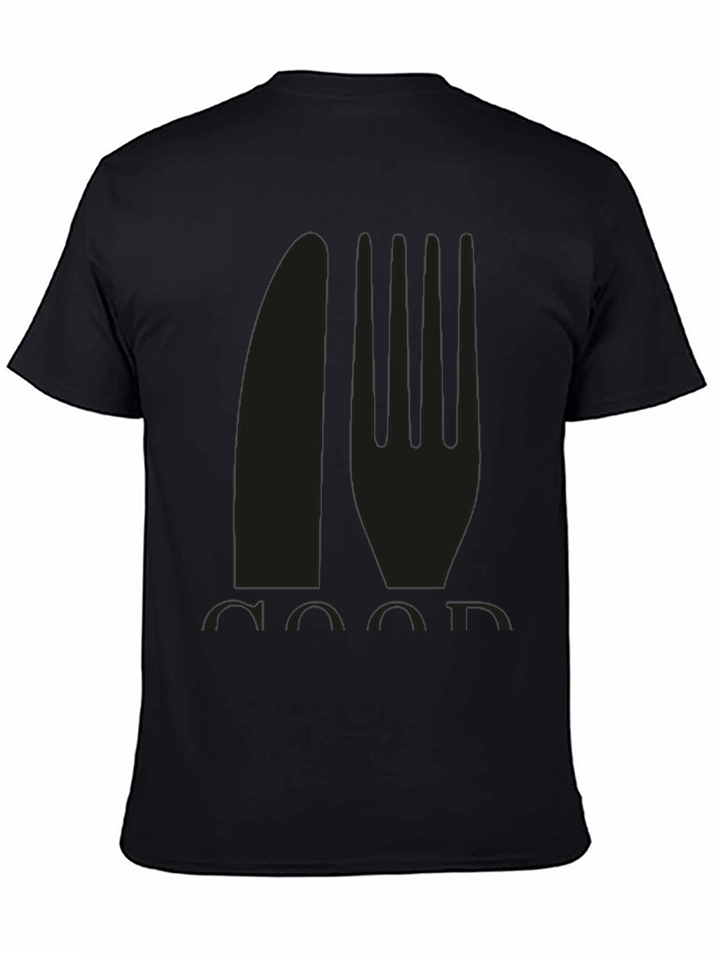 Foodie T-Shirt - Knife and Fork Graphic