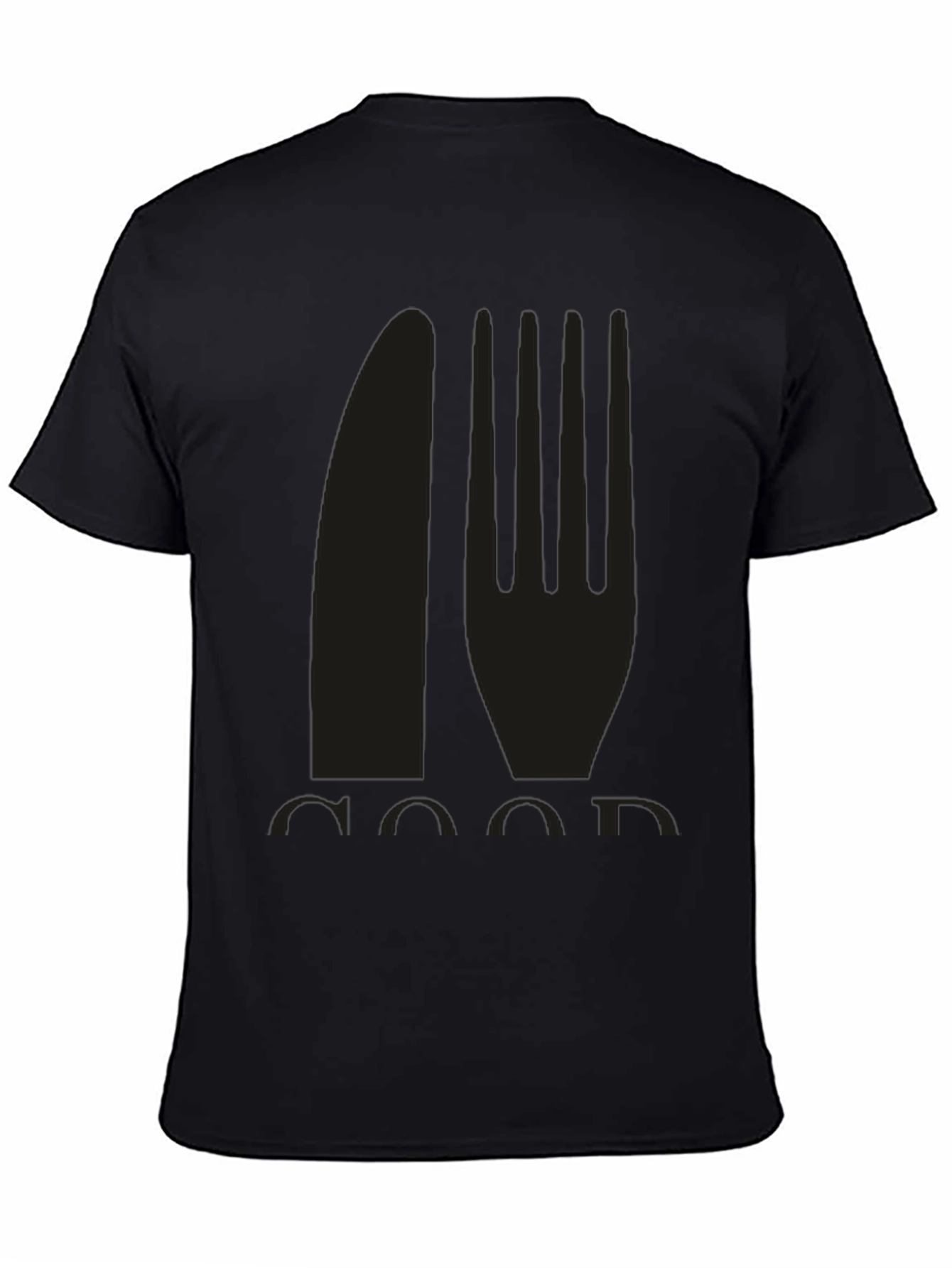 Foodie T-Shirt - Knife and Fork Graphic