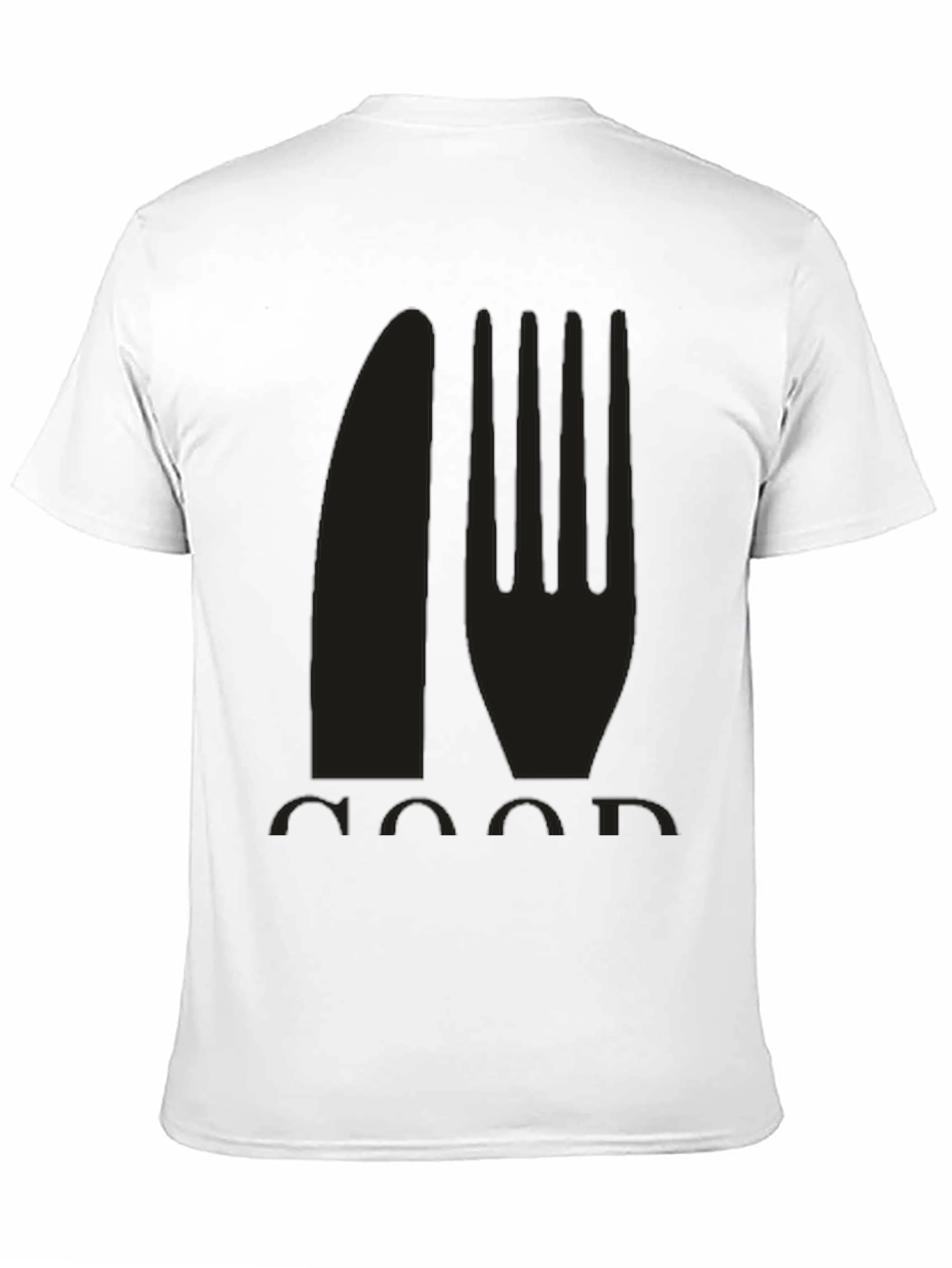 Foodie T-Shirt - Knife and Fork Graphic