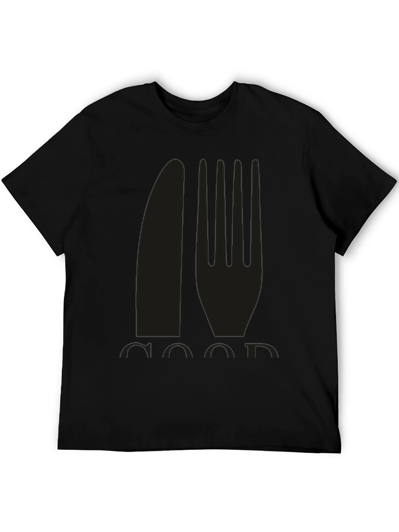 Foodie T-Shirt - Knife and Fork Graphic