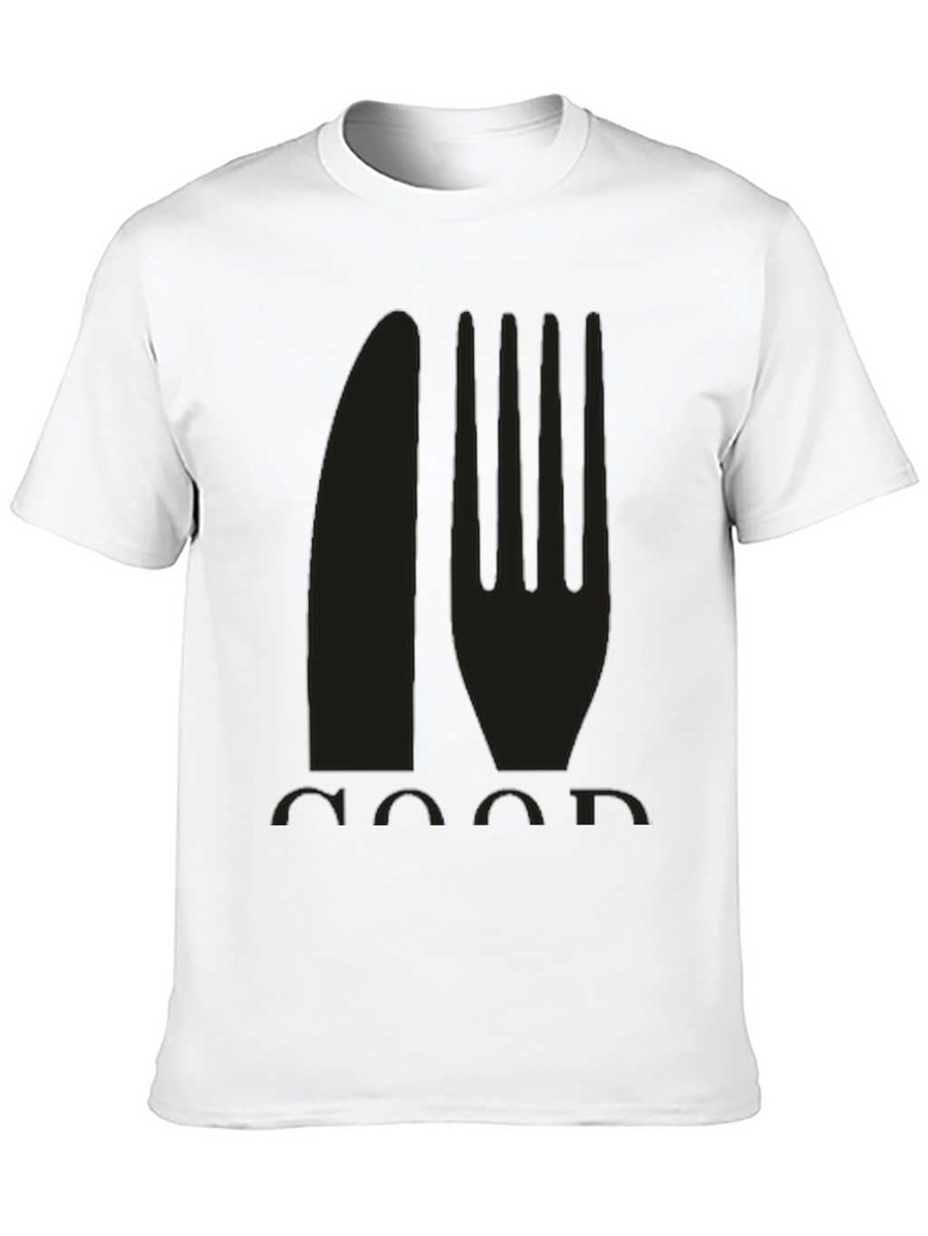 Foodie T-Shirt - Knife and Fork Graphic