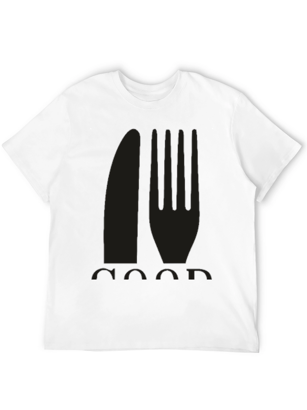 Foodie T-Shirt - Knife and Fork Graphic