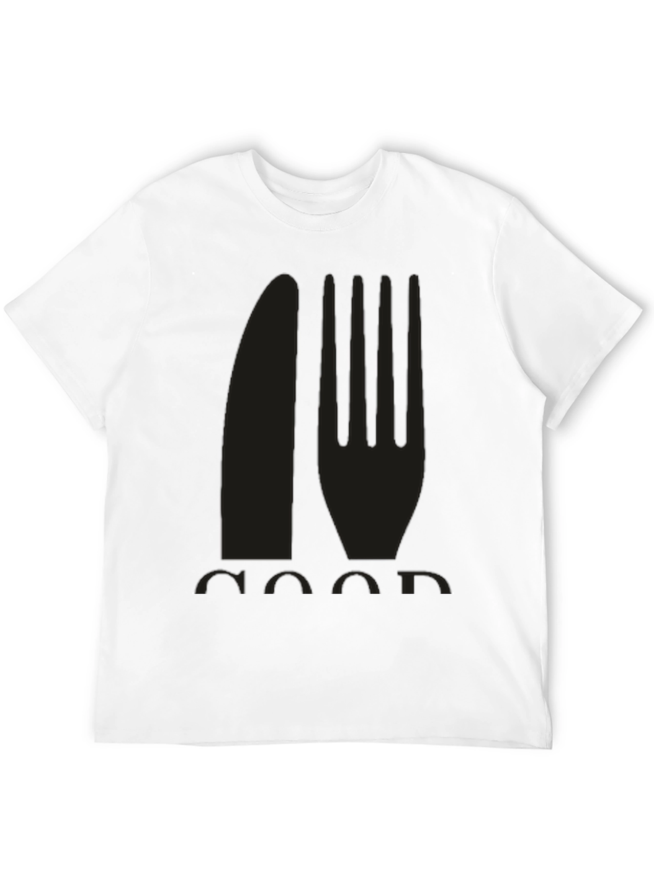 Foodie T-Shirt - Knife and Fork Graphic