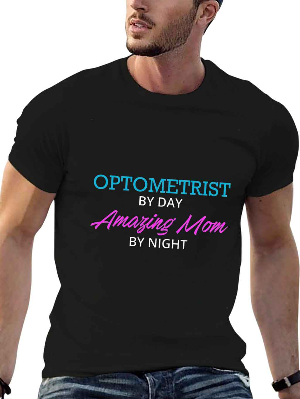 Optometrist By Day Amazing Mom By Night T-Shirt