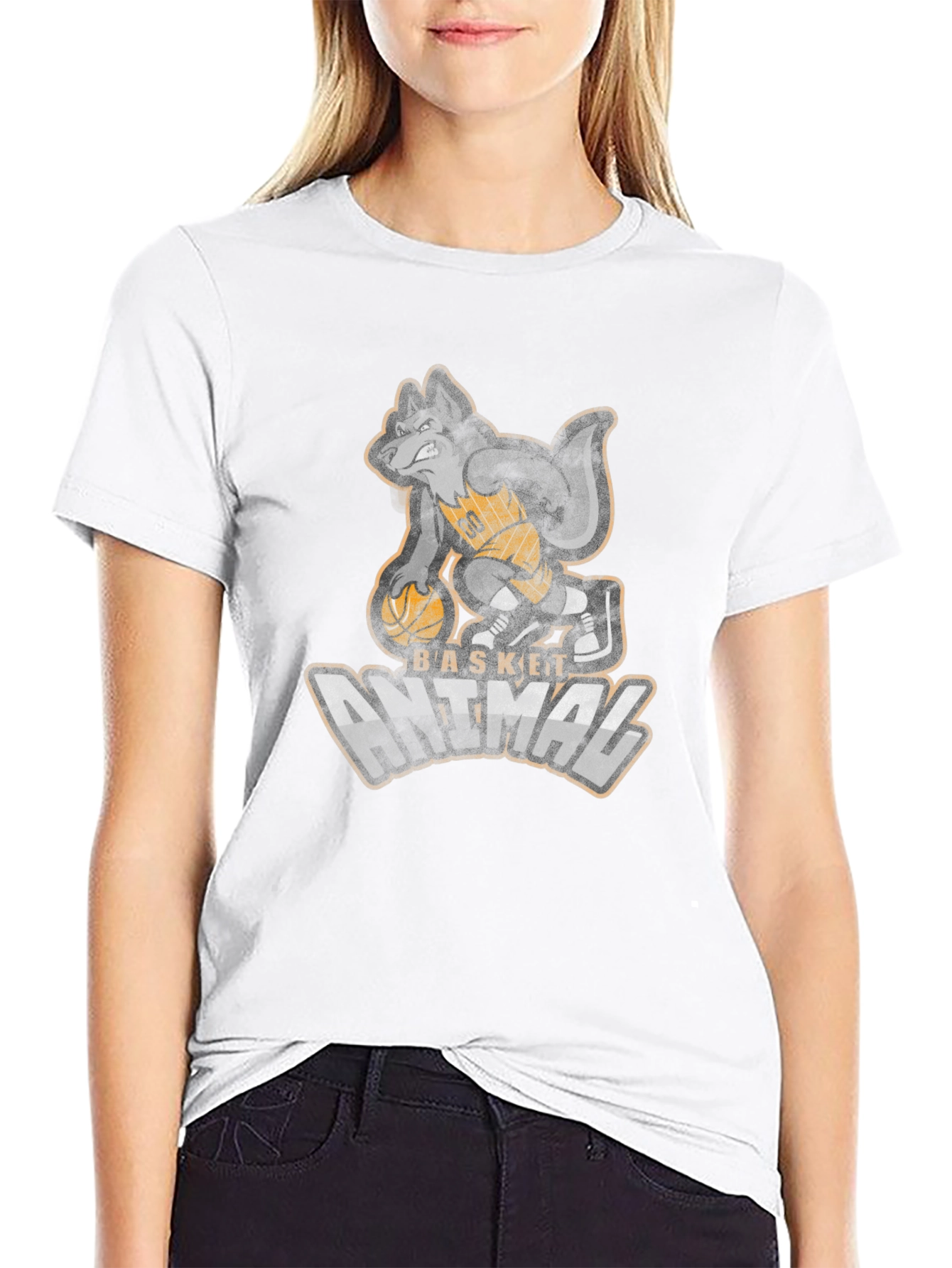 Basketball Animal Graphic Tee