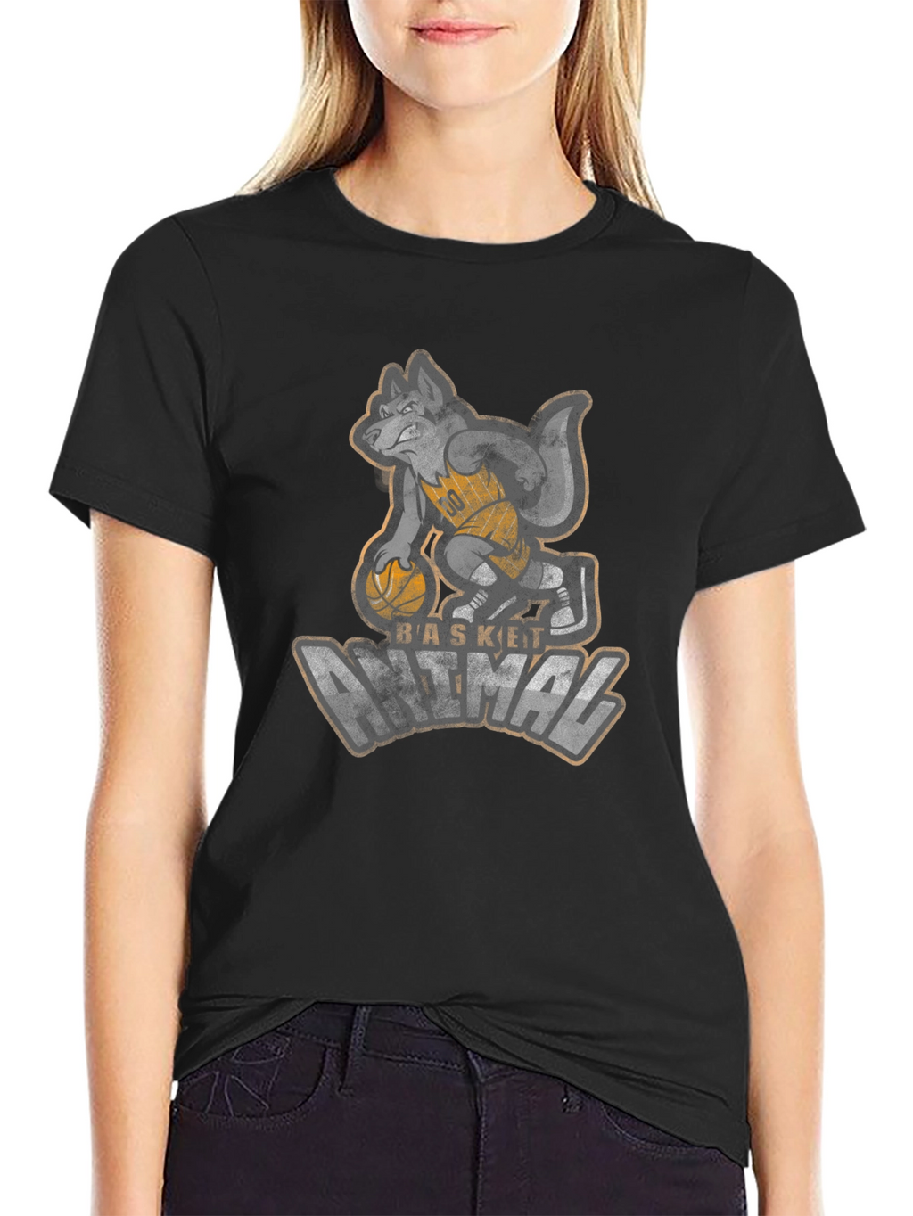 Basketball Animal Graphic Tee