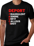 Deport Fauci T-Shirt: Bold Political Statement Tee