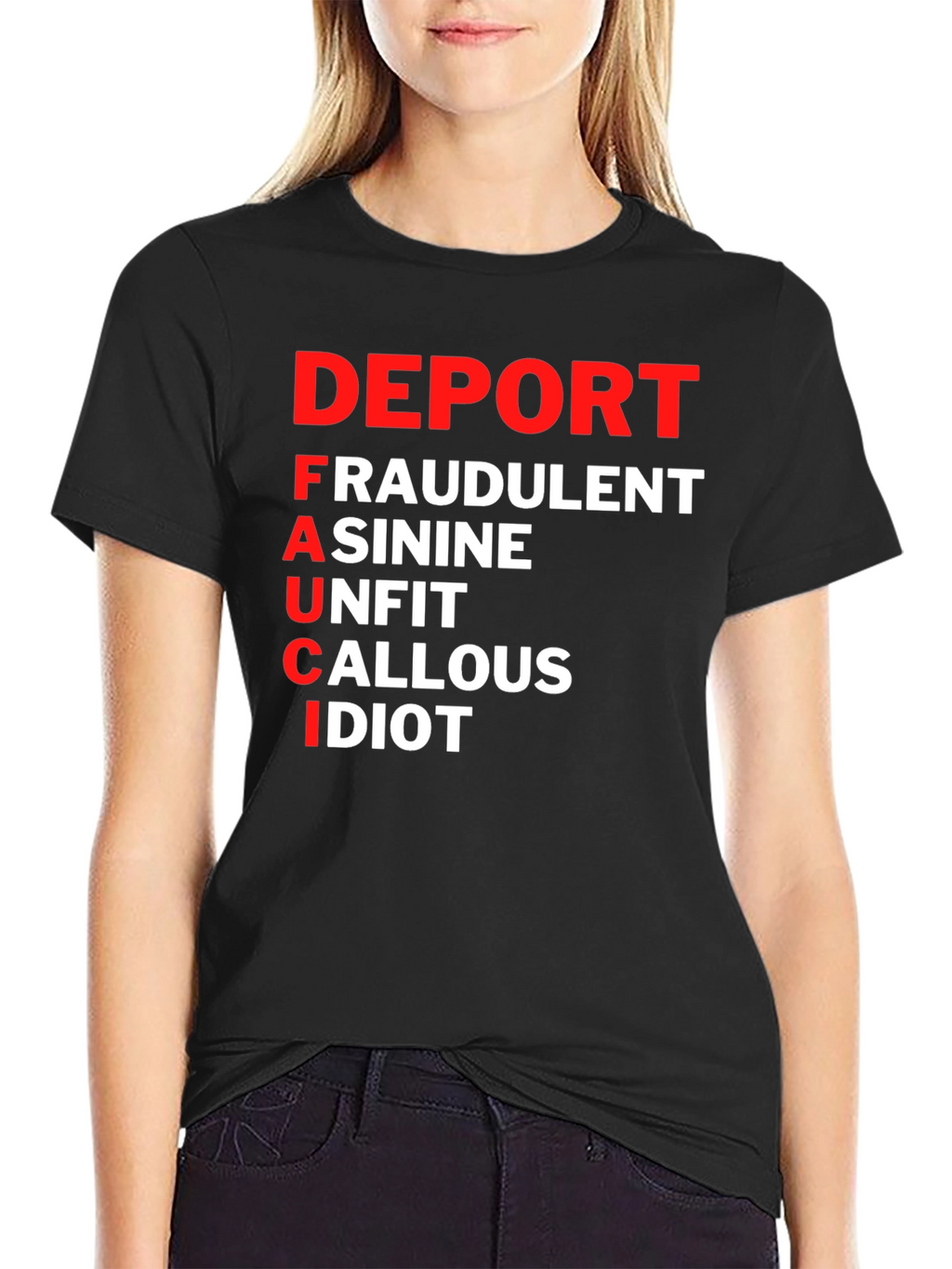 Deport Fauci T-Shirt: Bold Political Statement Tee