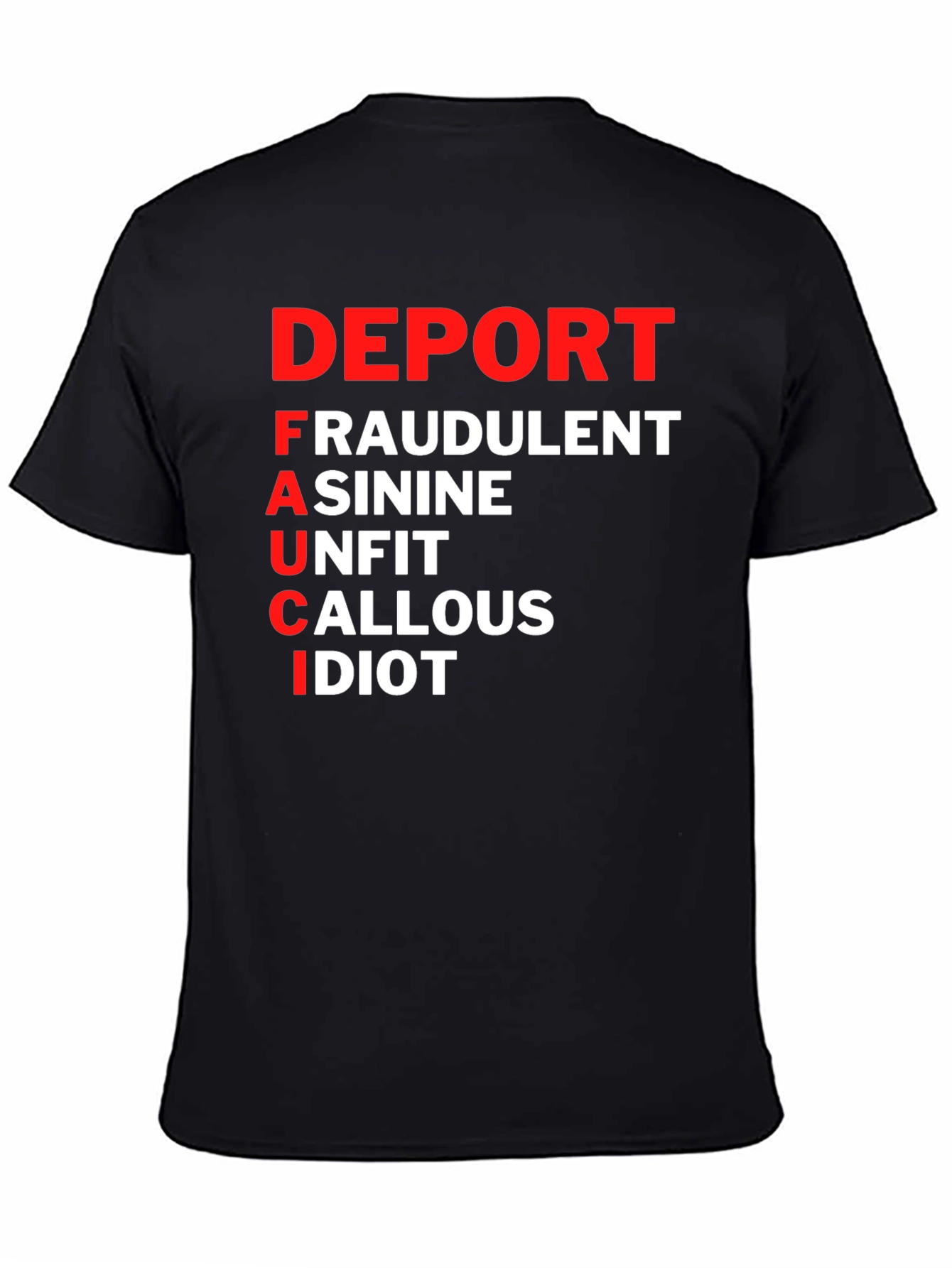Deport Fauci T-Shirt: Bold Political Statement Tee
