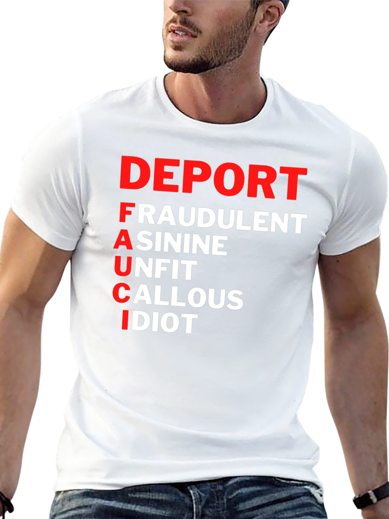 Deport Fauci T-Shirt: Bold Political Statement Tee