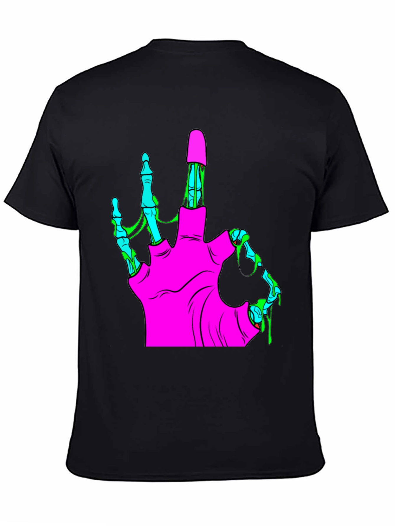 Zombie Hand Graphic Tee - Cool Halloween T-Shirt