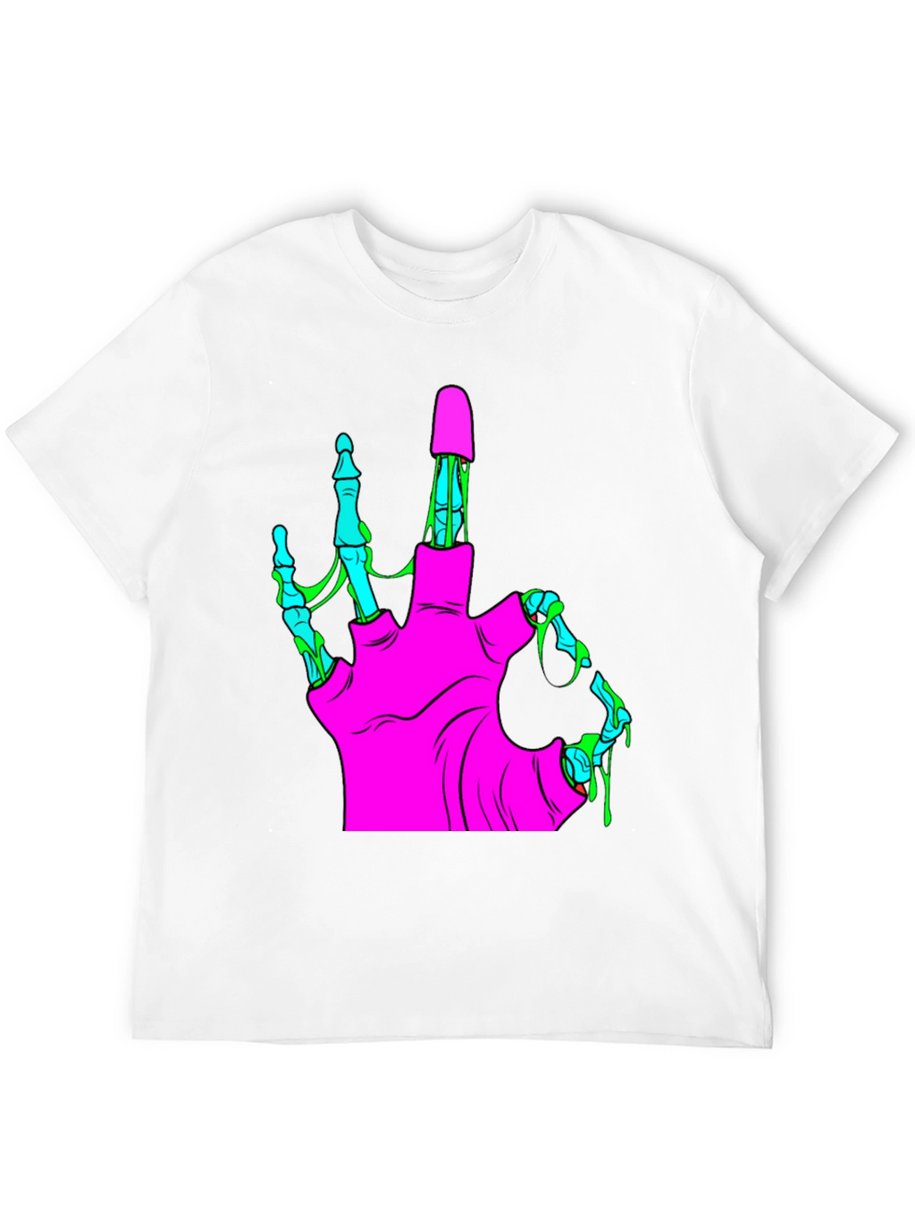 Zombie Hand Graphic Tee - Cool Halloween T-Shirt