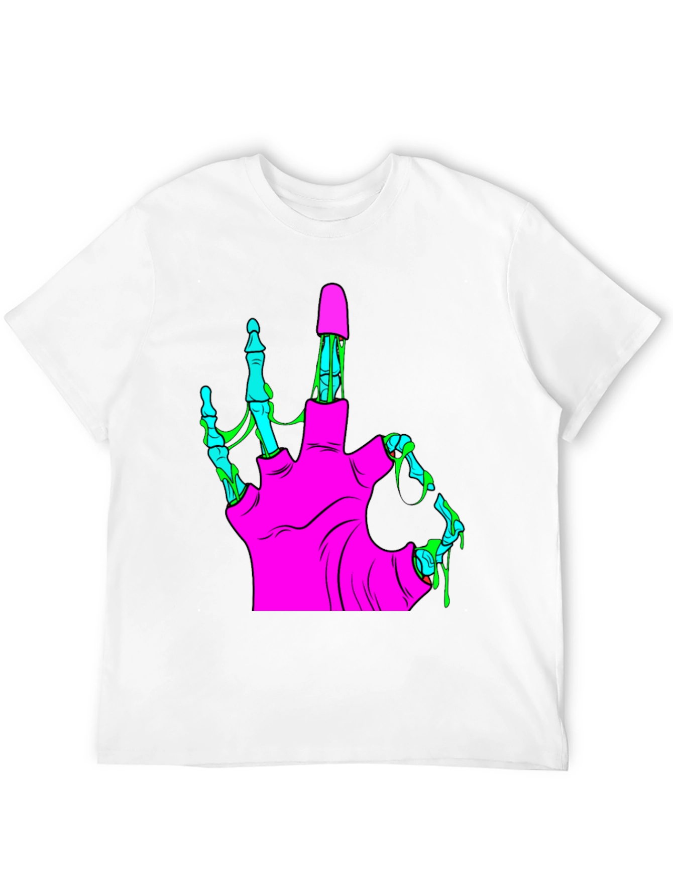Zombie Hand Graphic Tee - Cool Halloween T-Shirt