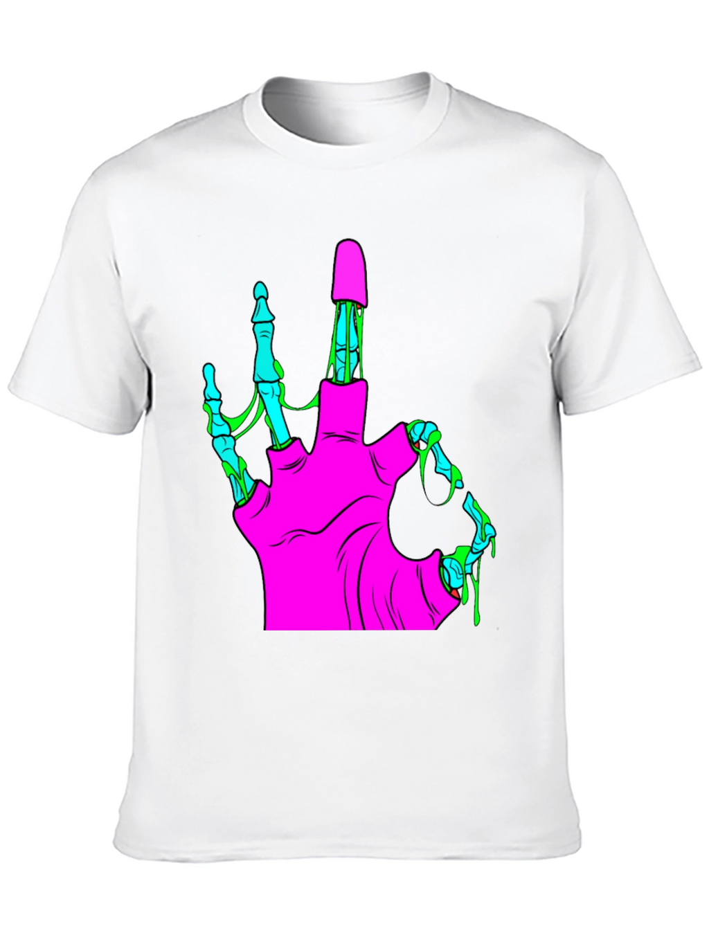 Zombie Hand Graphic Tee - Cool Halloween T-Shirt