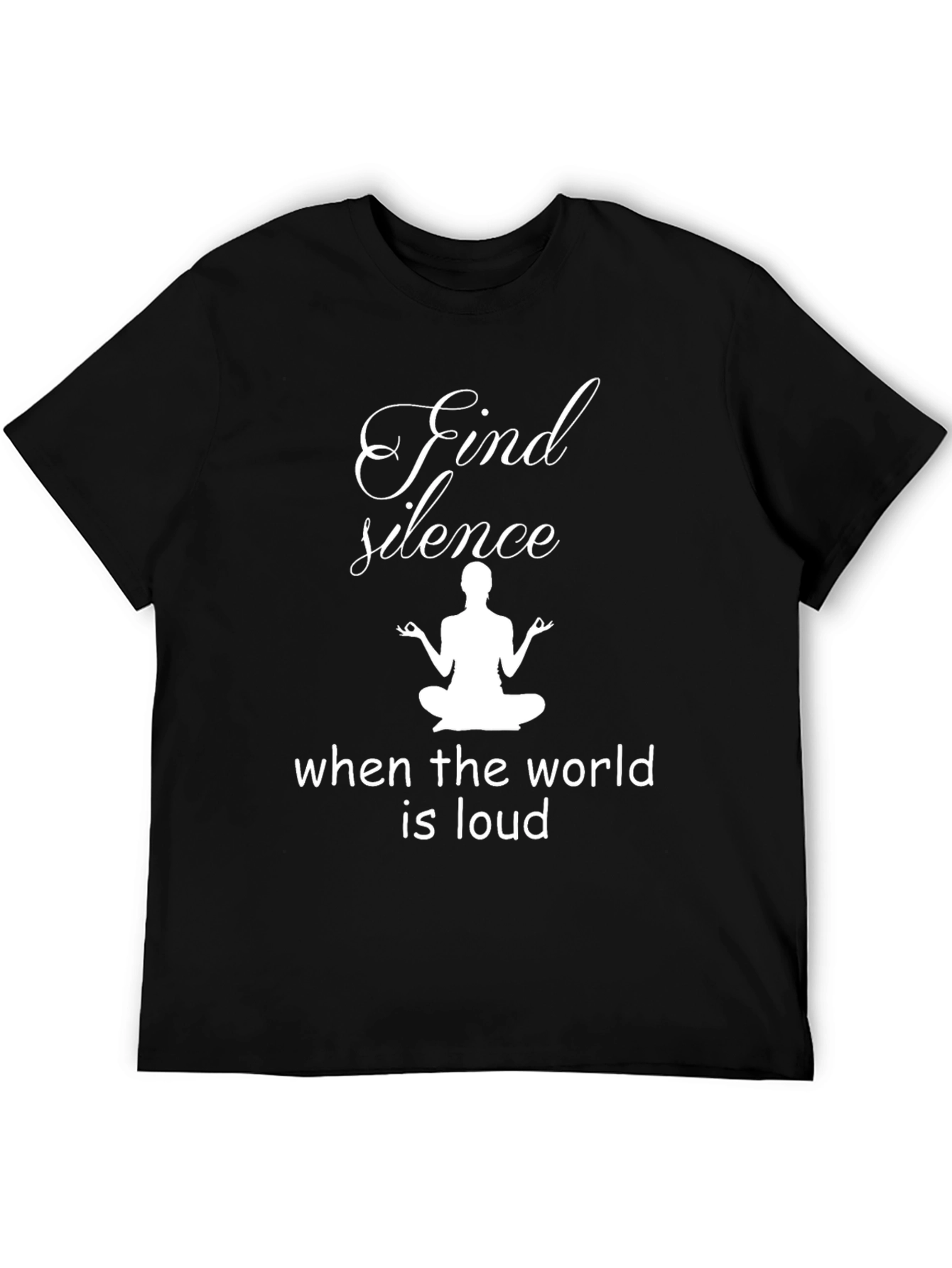 Find Silence Yoga Graphic Tee - Relaxed Fit