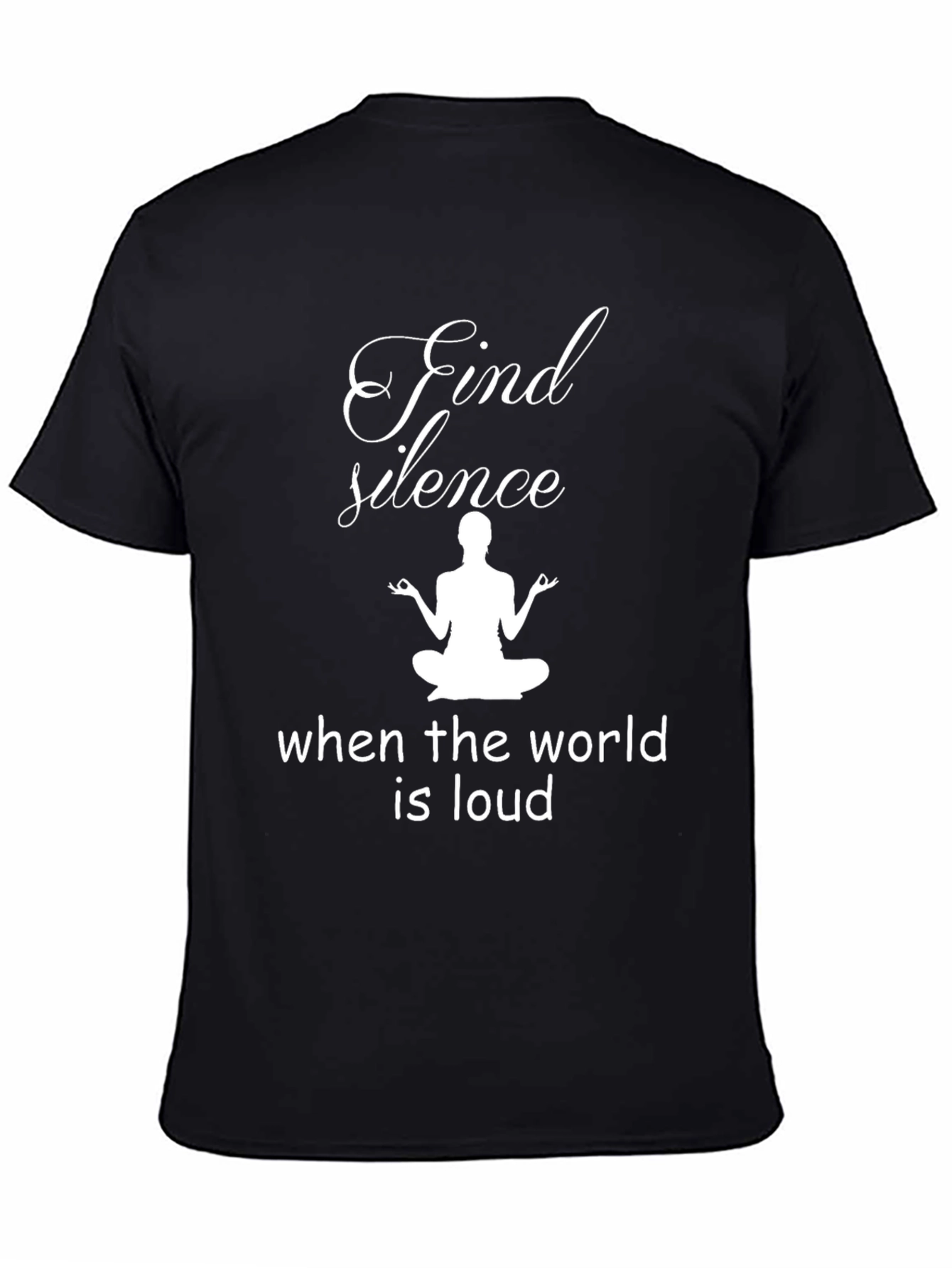 Find Silence Yoga Graphic Tee - Relaxed Fit