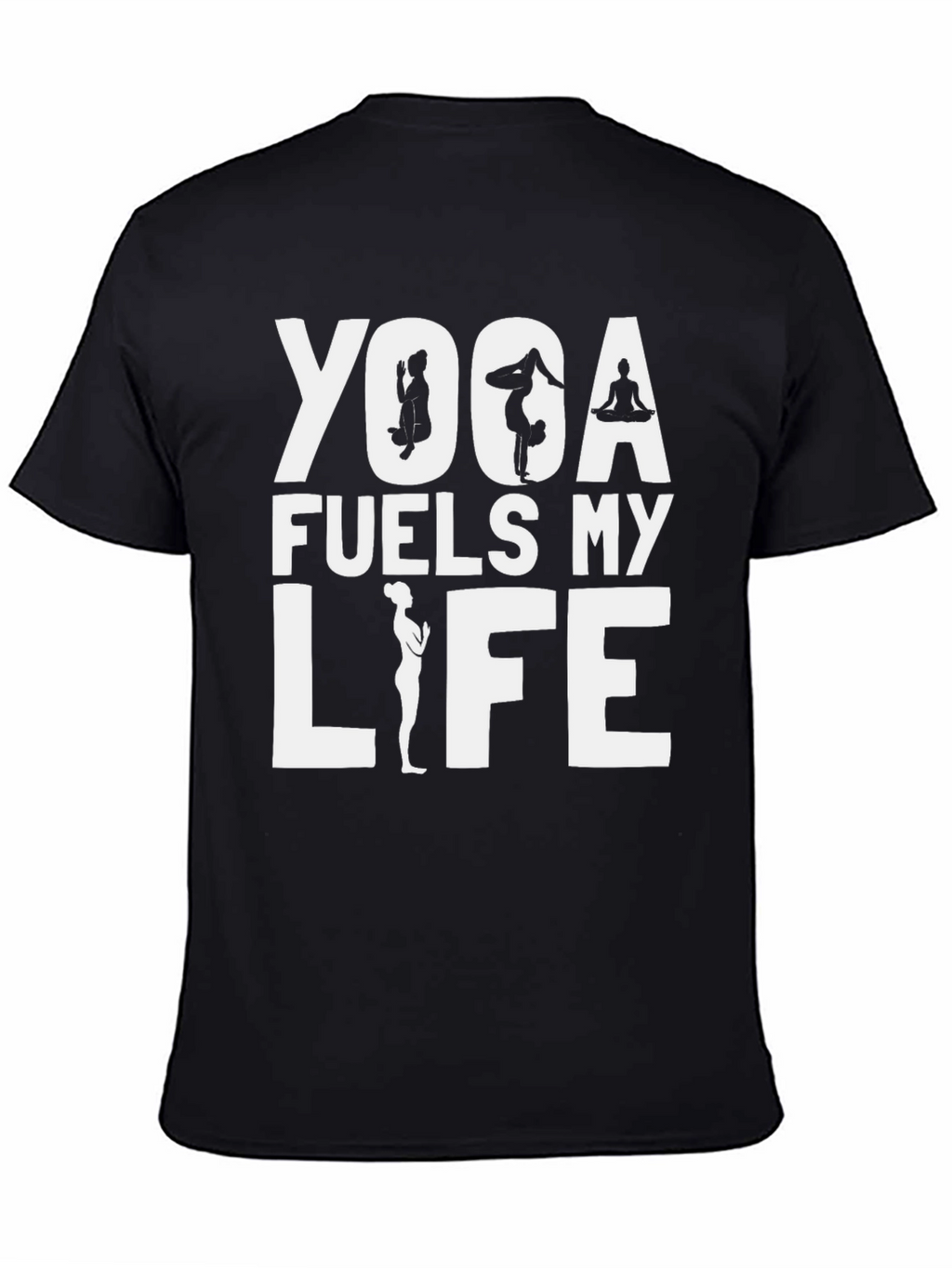 Yoga Fuels My Life T-Shirt - Fitness Apparel