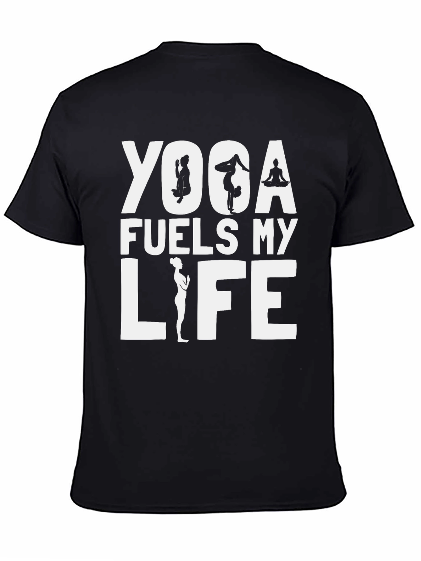 Yoga Fuels My Life T-Shirt - Fitness Apparel