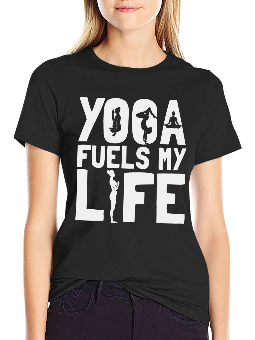 Yoga Fuels My Life T-Shirt - Fitness Apparel
