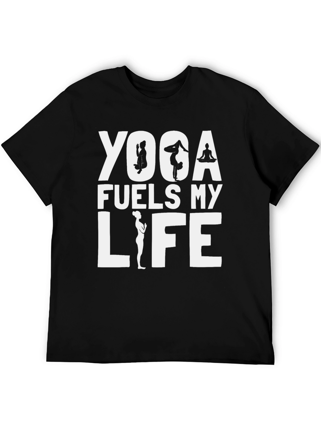 Yoga Fuels My Life T-Shirt - Fitness Apparel