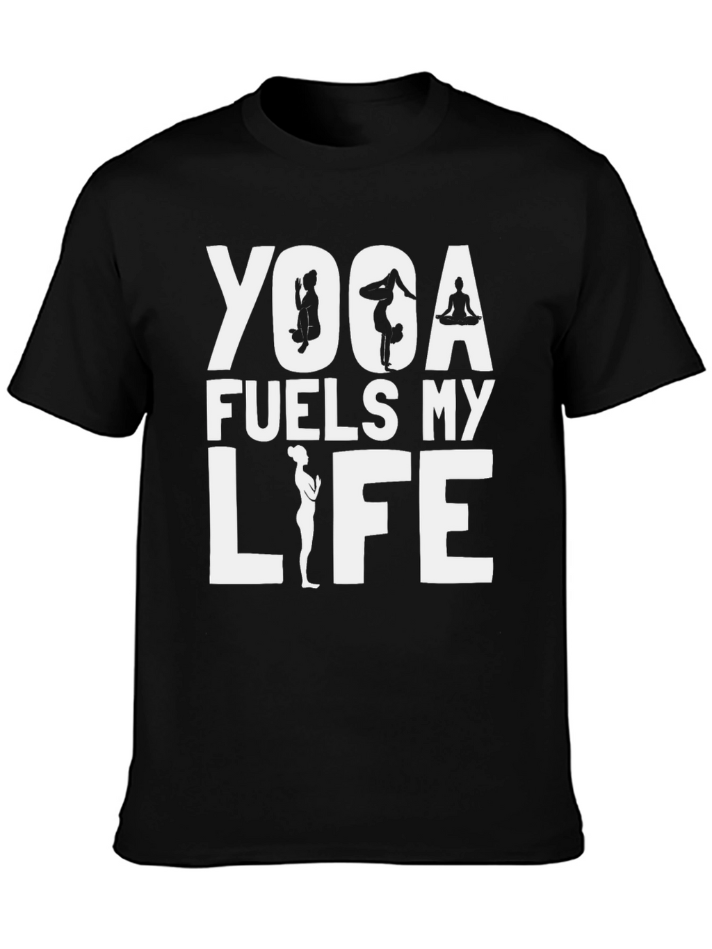 Yoga Fuels My Life T-Shirt - Fitness Apparel