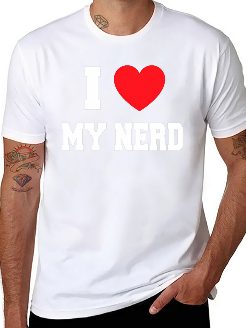 I Heart My Nerd T-Shirt - Novelty Geek Tee