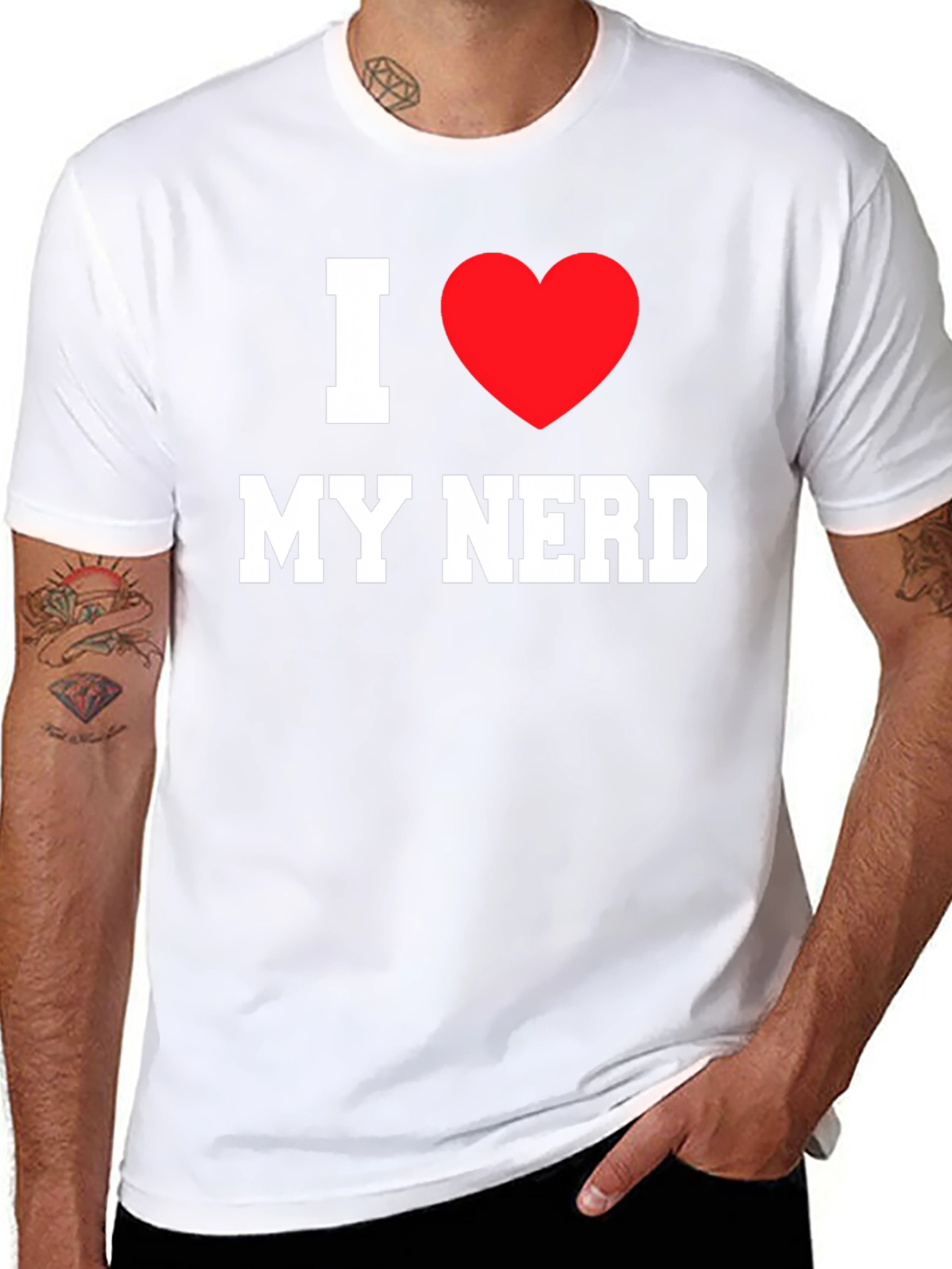 I Heart My Nerd T-Shirt - Novelty Geek Tee