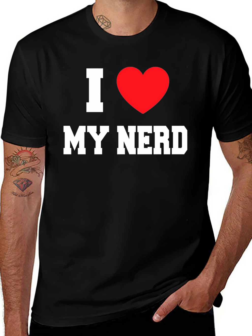 I Heart My Nerd T-Shirt - Novelty Geek Tee