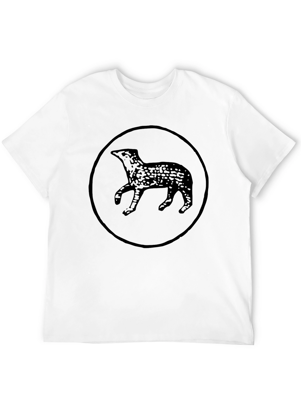 Mens Black Graphic Tee - Otter Design