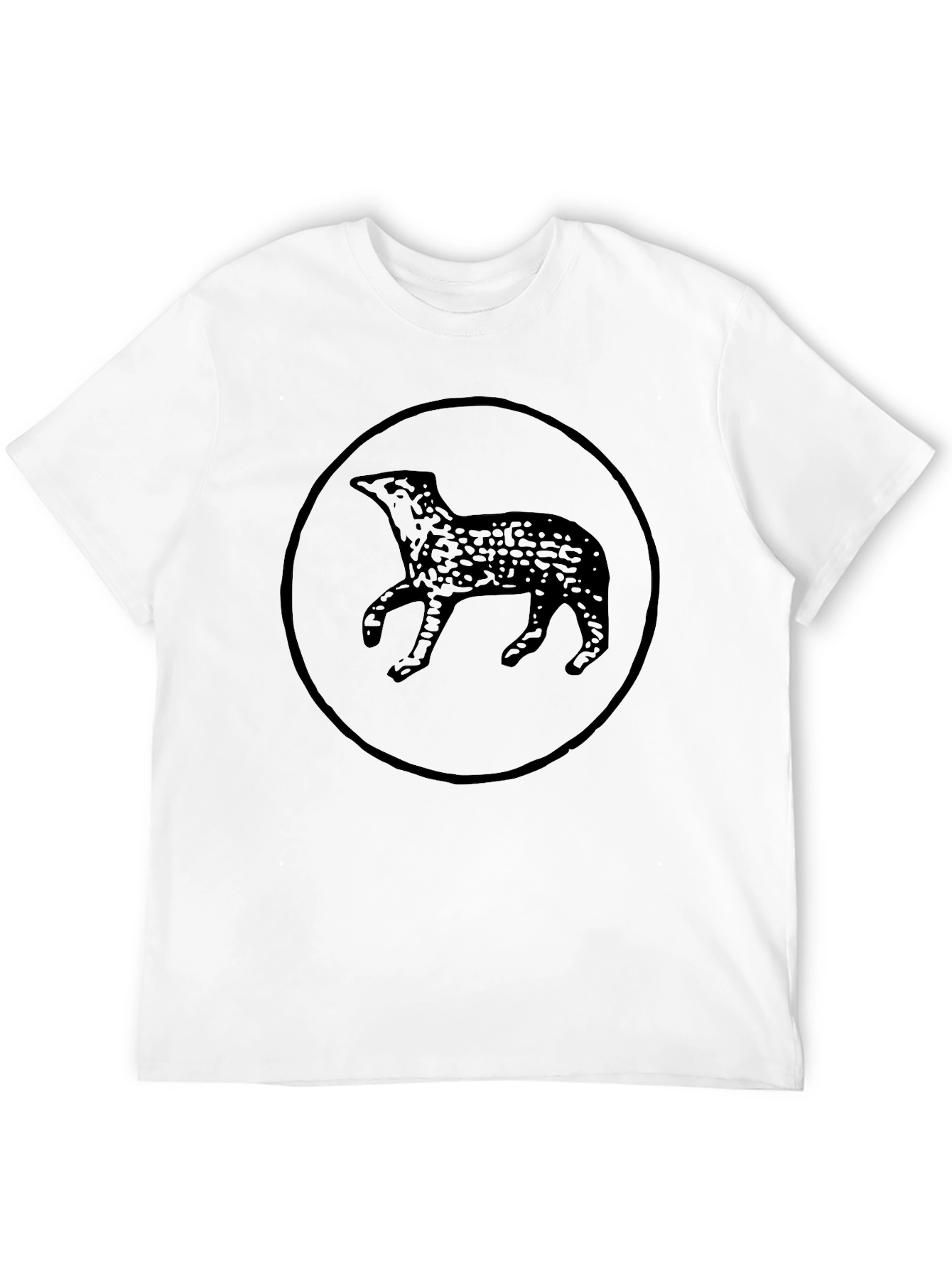Mens Black Graphic Tee - Otter Design