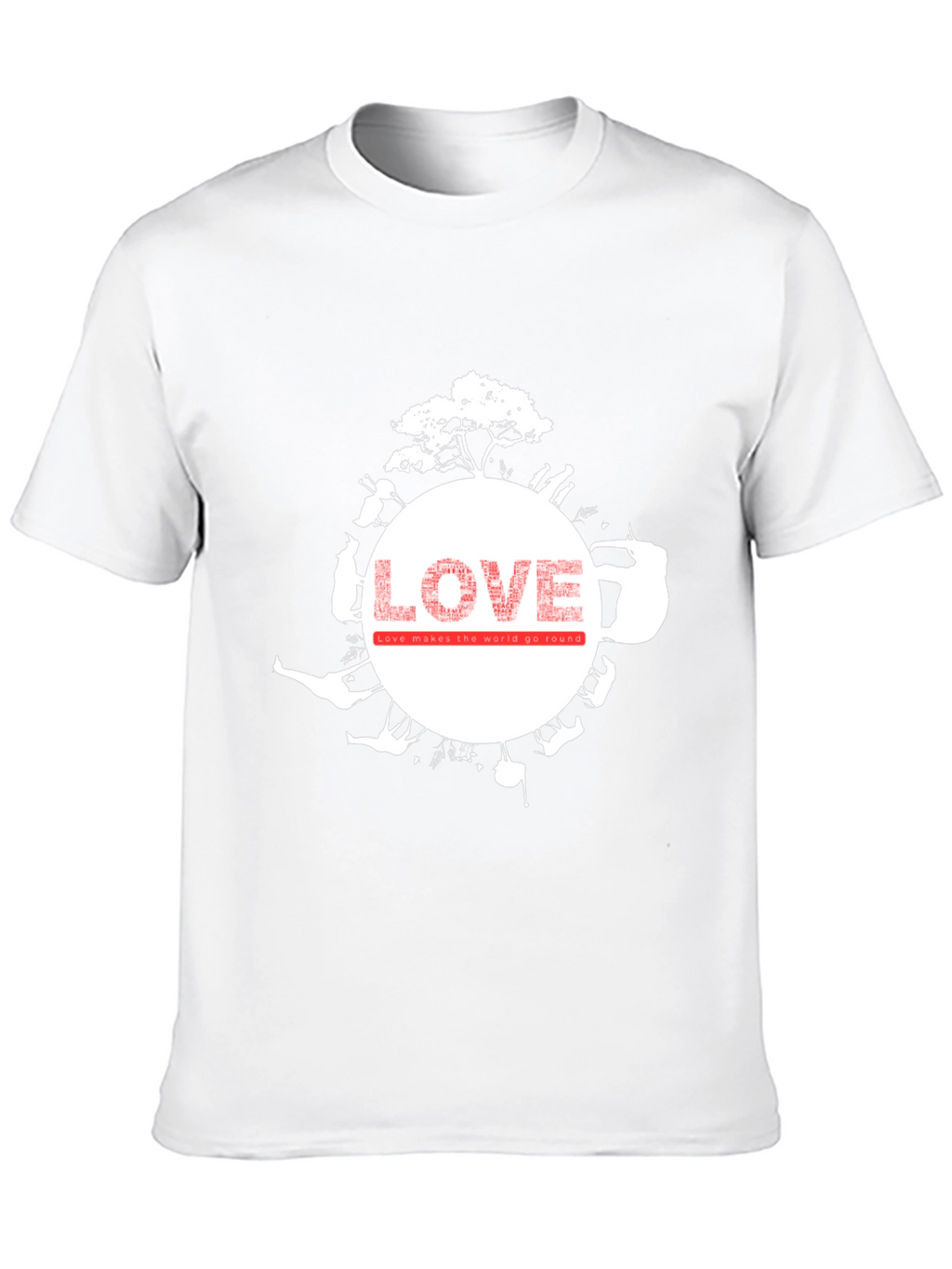 Love Makes the World Go Round Graphic Tee