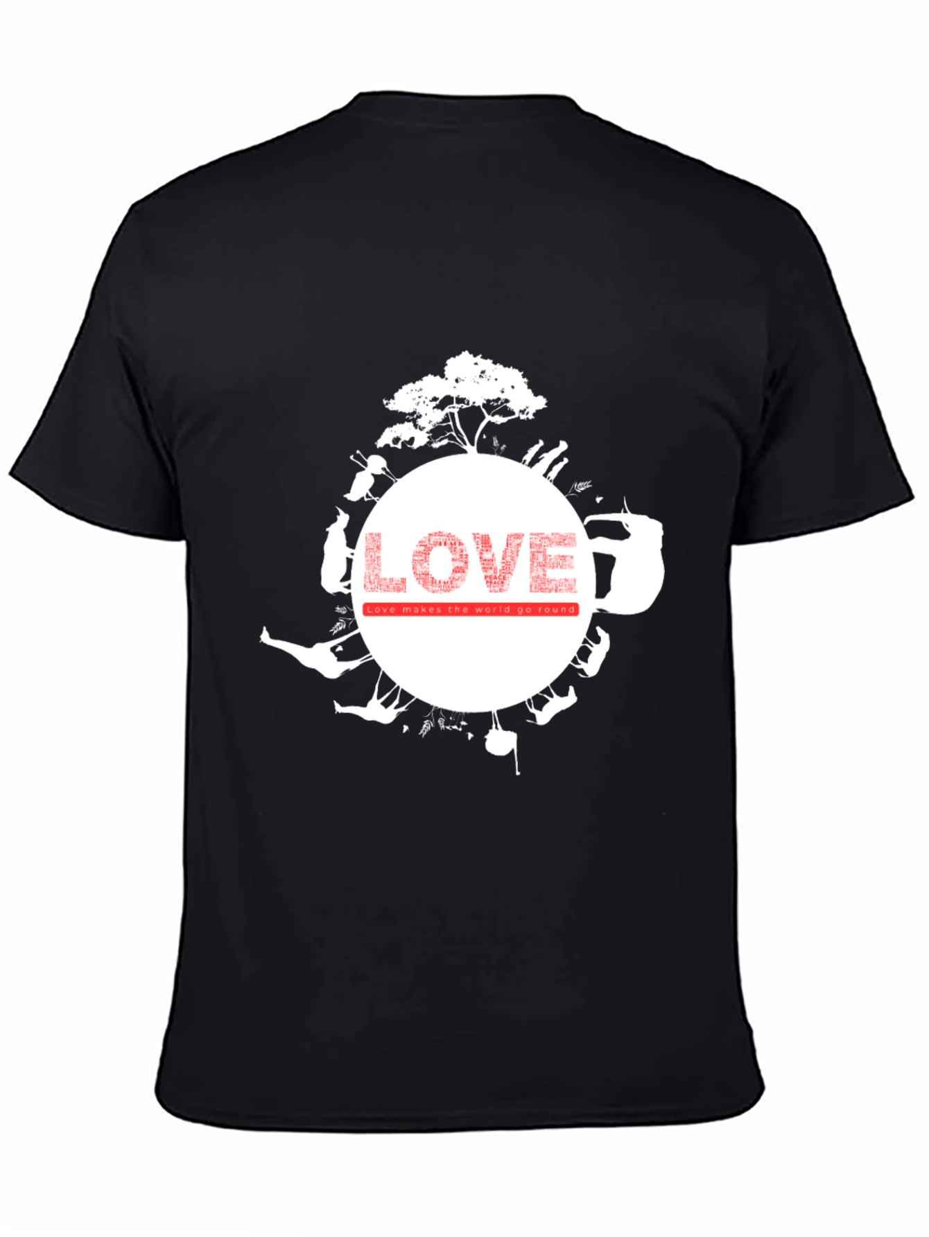 Love Makes the World Go Round Graphic Tee