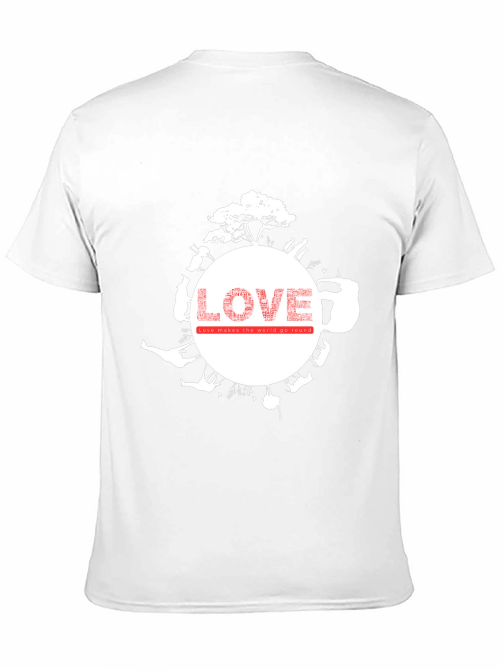 Love Makes the World Go Round Graphic Tee