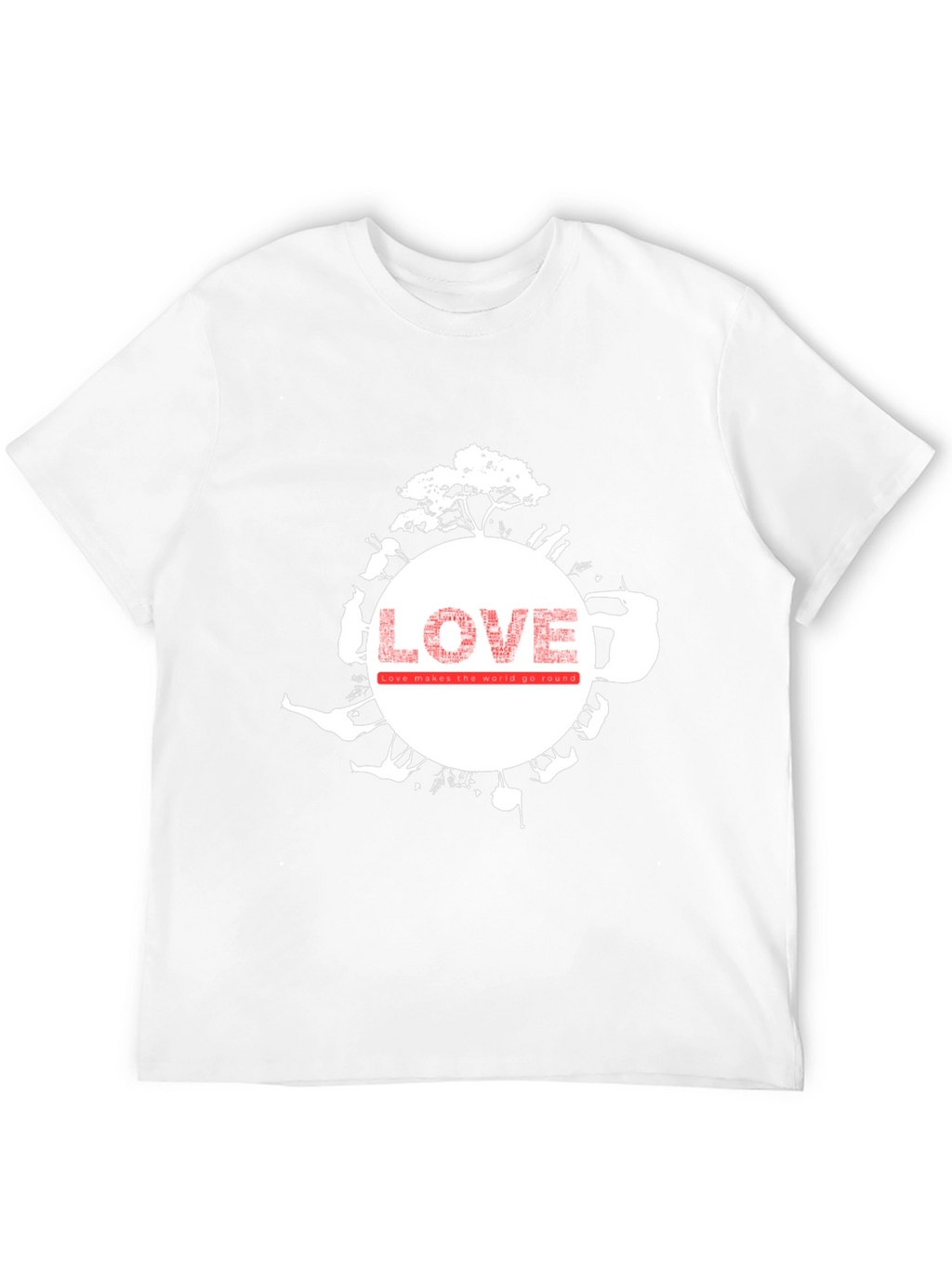 Love Makes the World Go Round Graphic Tee