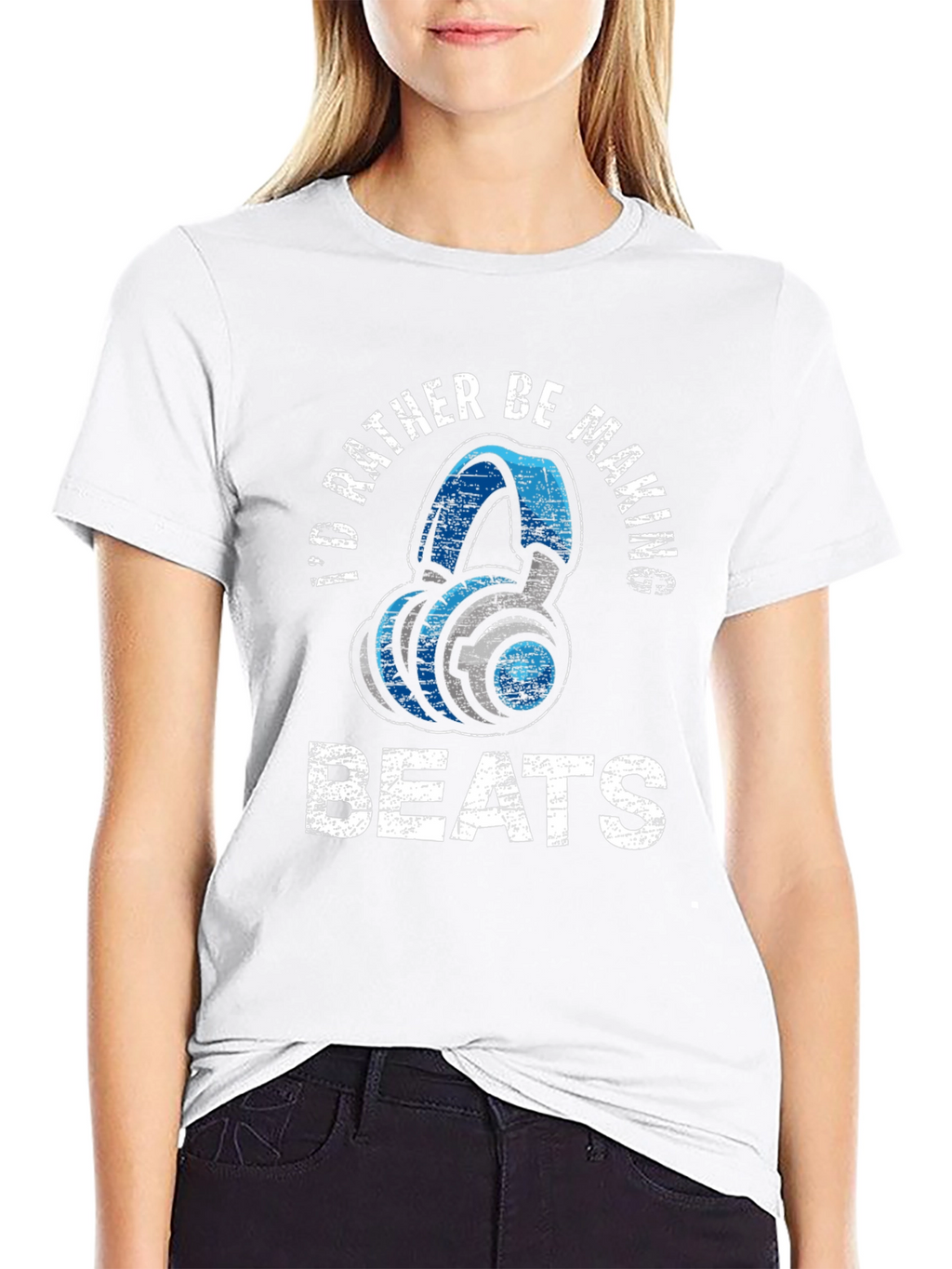 Id Rather Be Making Beats Graphic T-Shirt