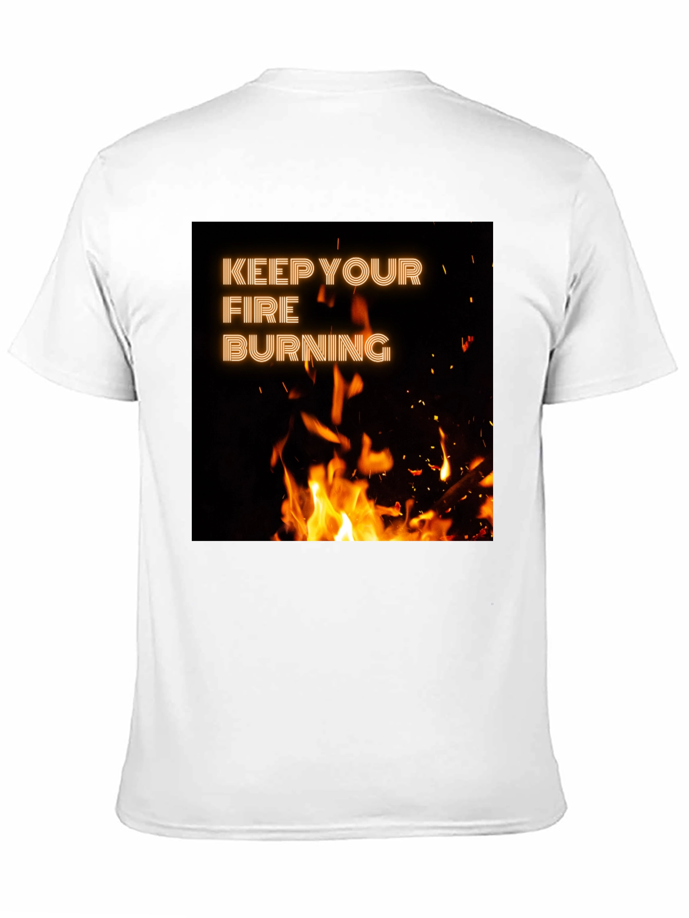 Keep Your Fire Burning Black T-Shirt