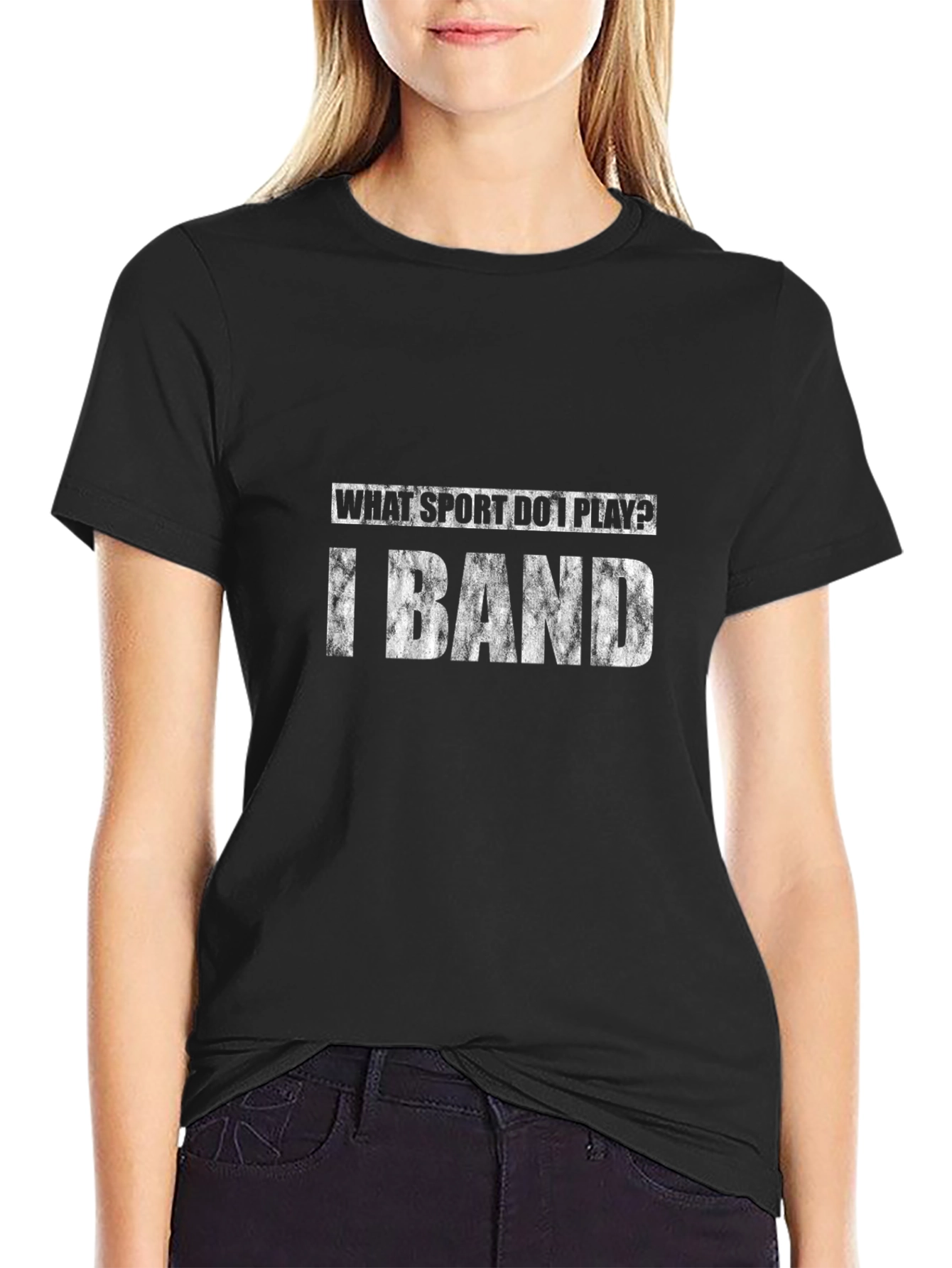 I BAND Black T-Shirt - Funny Band Shirt