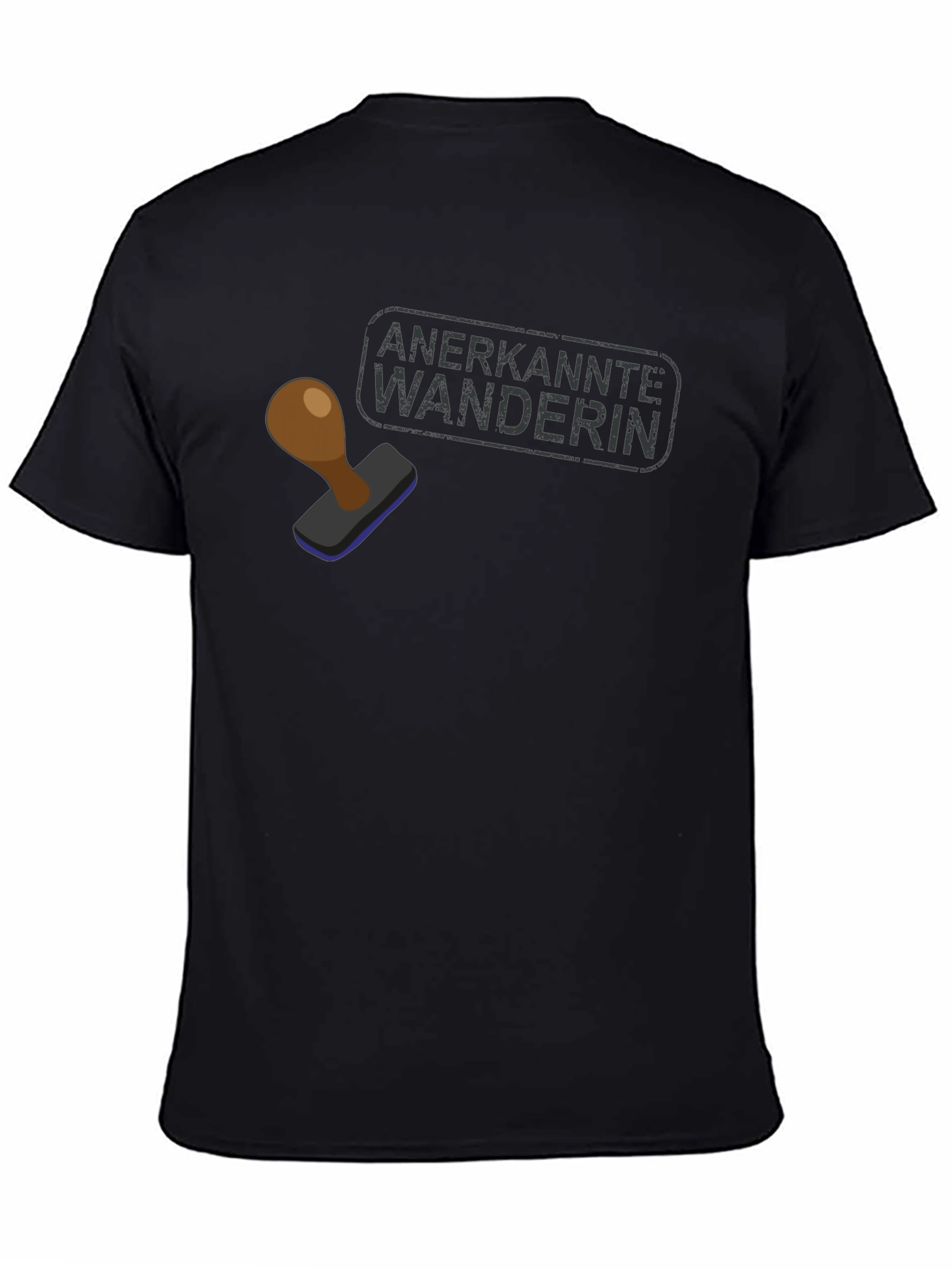 Anerkannte Wanderin Black Graphic Tee