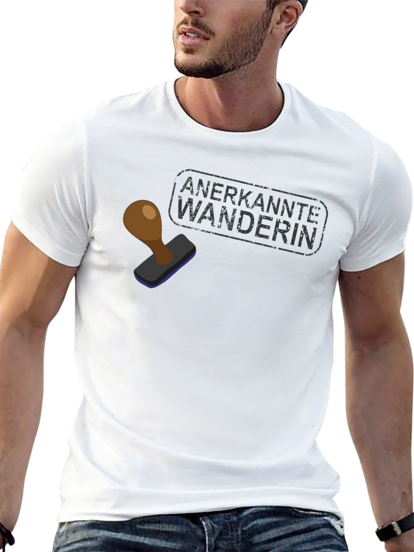 Anerkannte Wanderin Black Graphic Tee