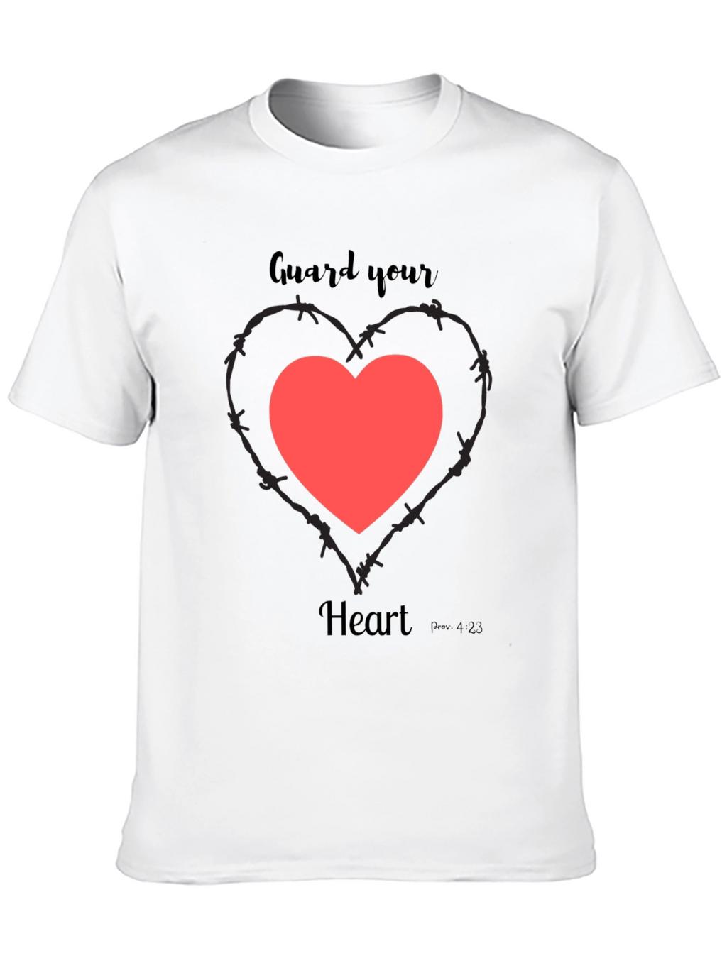 Guard Your Heart Graphic Tee - Black
