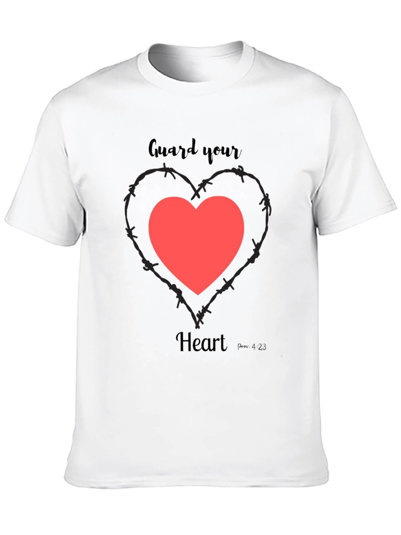 Guard Your Heart Graphic Tee - Black