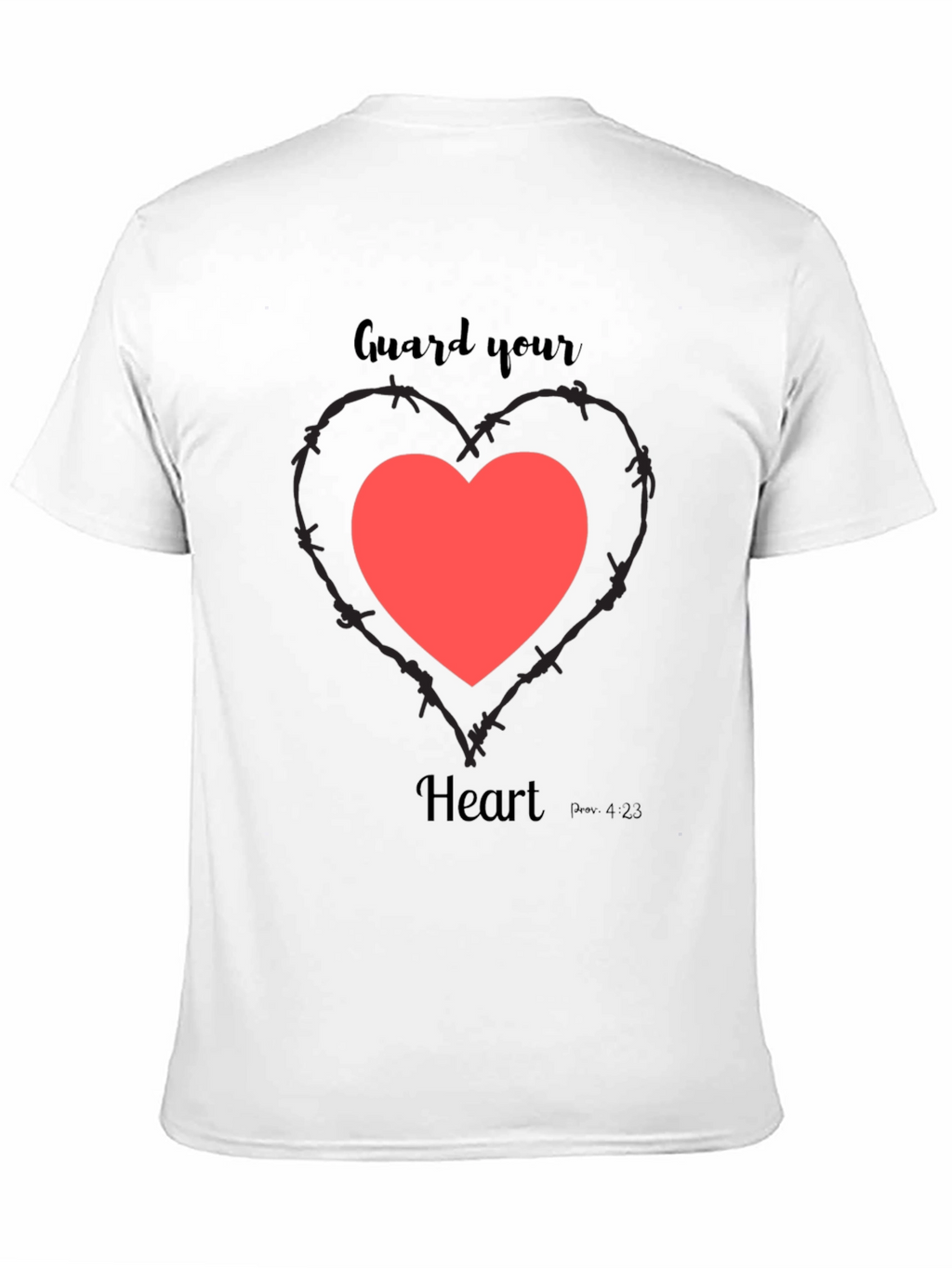 Guard Your Heart Graphic Tee - Black