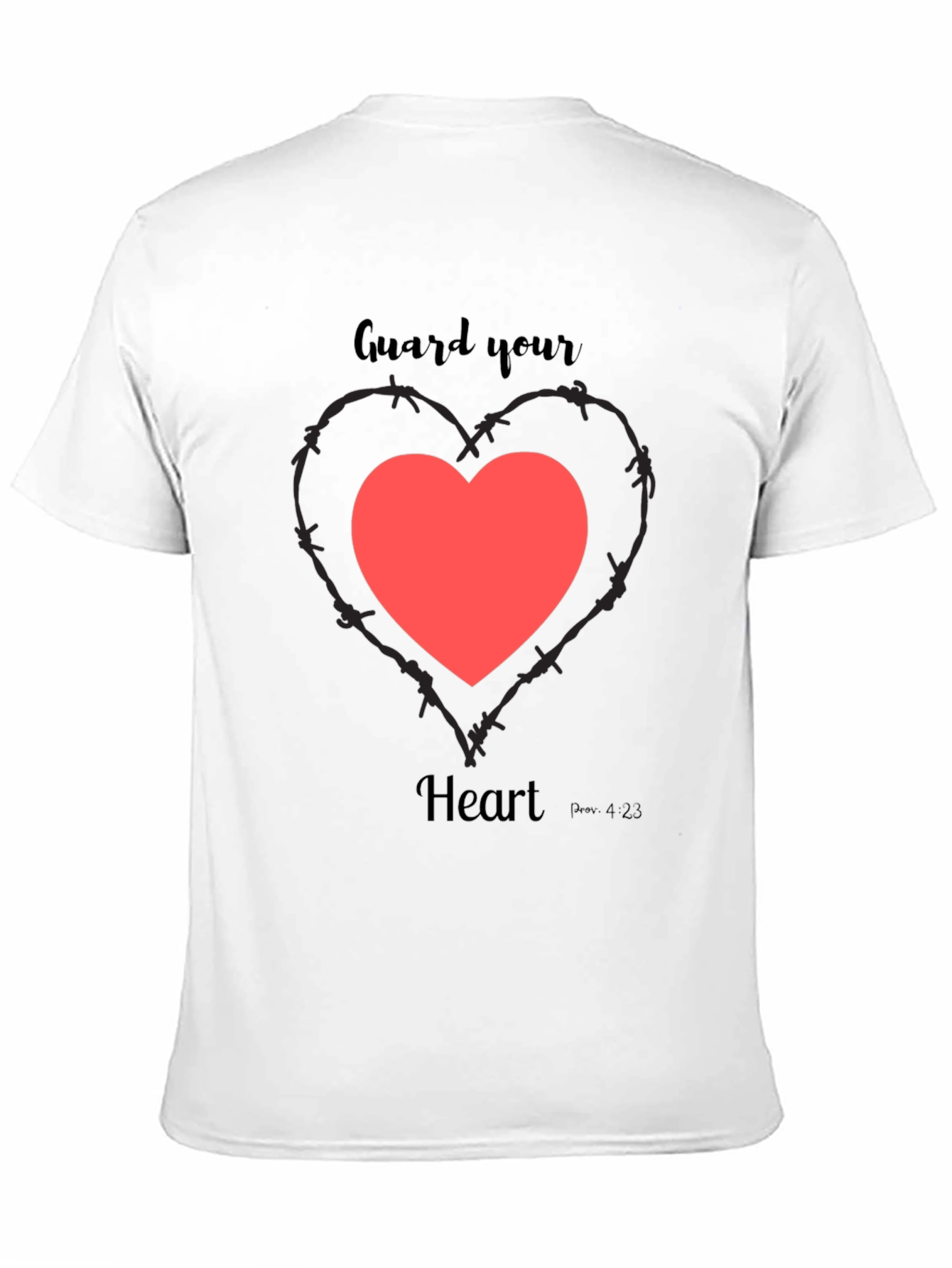 Guard Your Heart Graphic Tee - Black