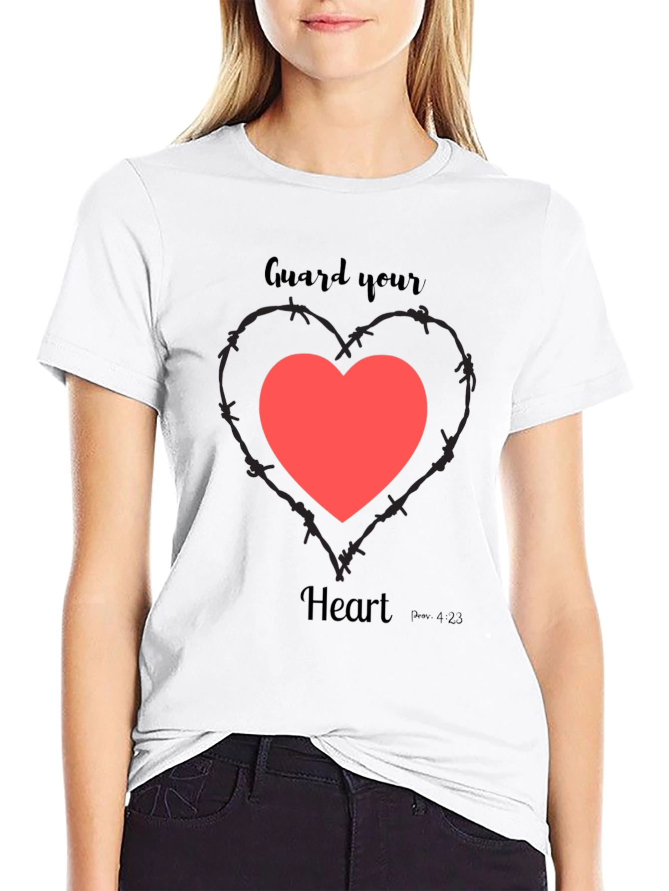 Guard Your Heart Graphic Tee - Black